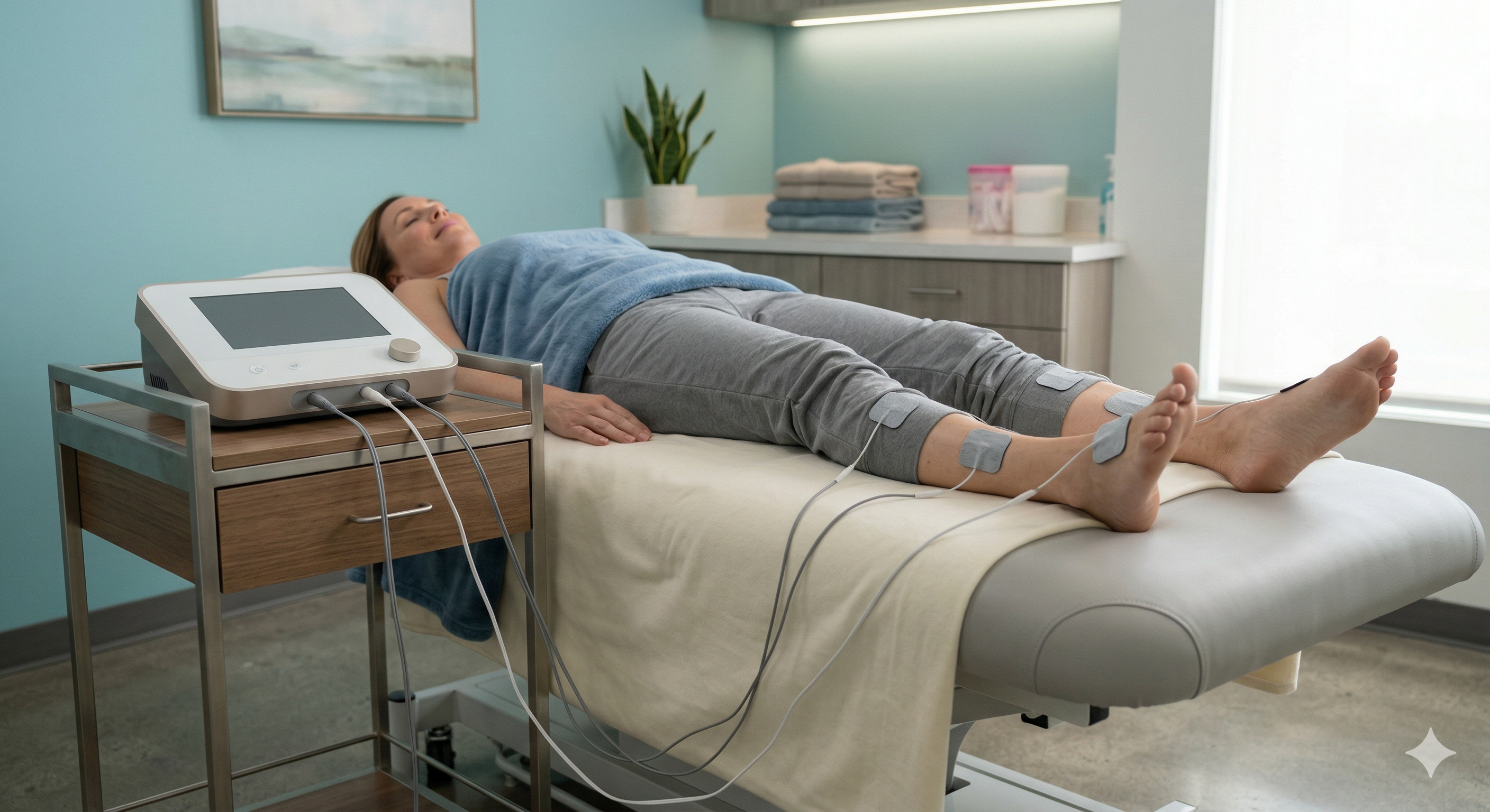 NeuroMed Electroanalgesia treatment for peripheral neuropathy at a New Jersey physical therapy clinic NeuroMed Electroanalgesia treatment for peripheral neuropathy at a New Jersey physical therapy clinic
