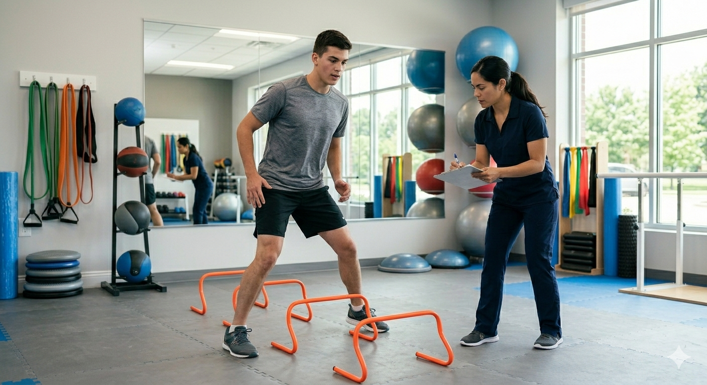 Sports physical therapy agility training at NJ Rehab Experts in New Jersey Sports physical therapy agility training at NJ Rehab Experts in New Jersey