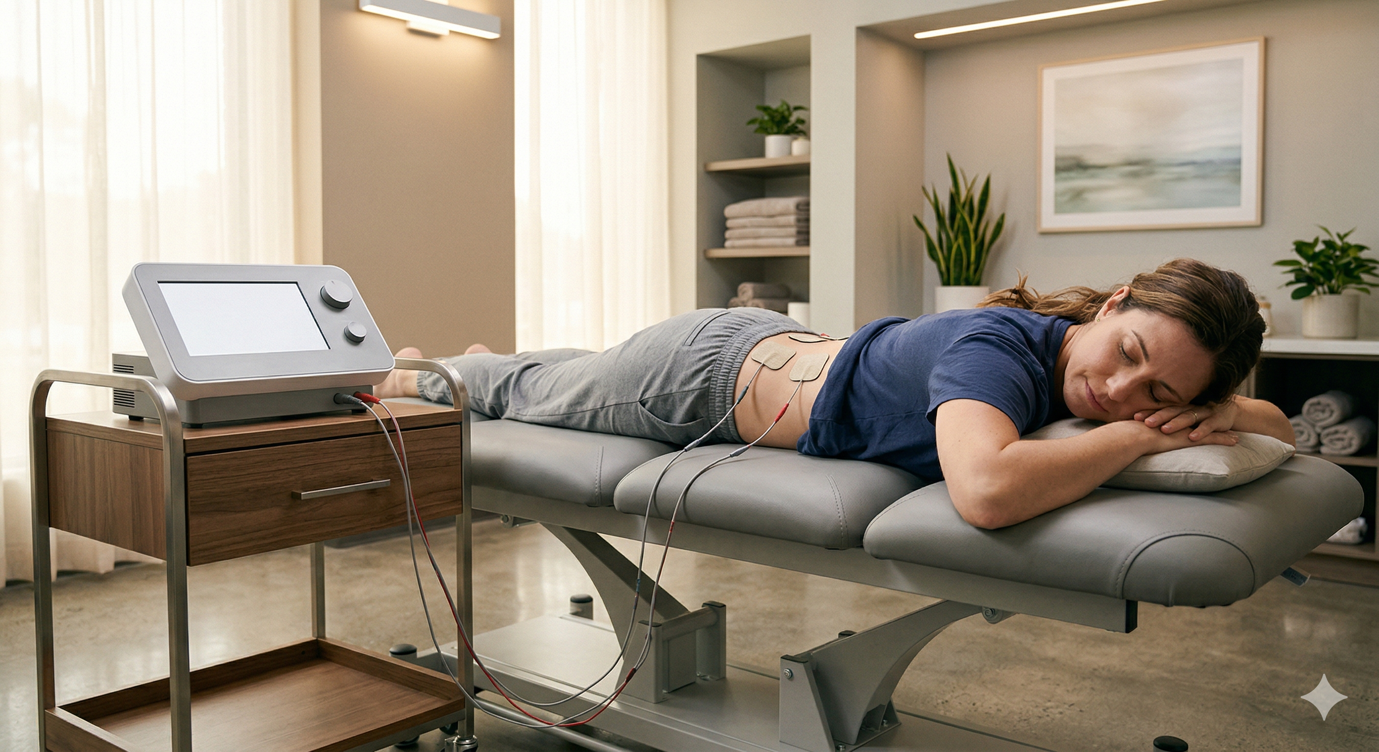 NeuroMed Electroanalgesia for chronic pain management at a New Jersey physical therapy clinic NeuroMed Electroanalgesia for chronic pain management at a New Jersey physical therapy clinic