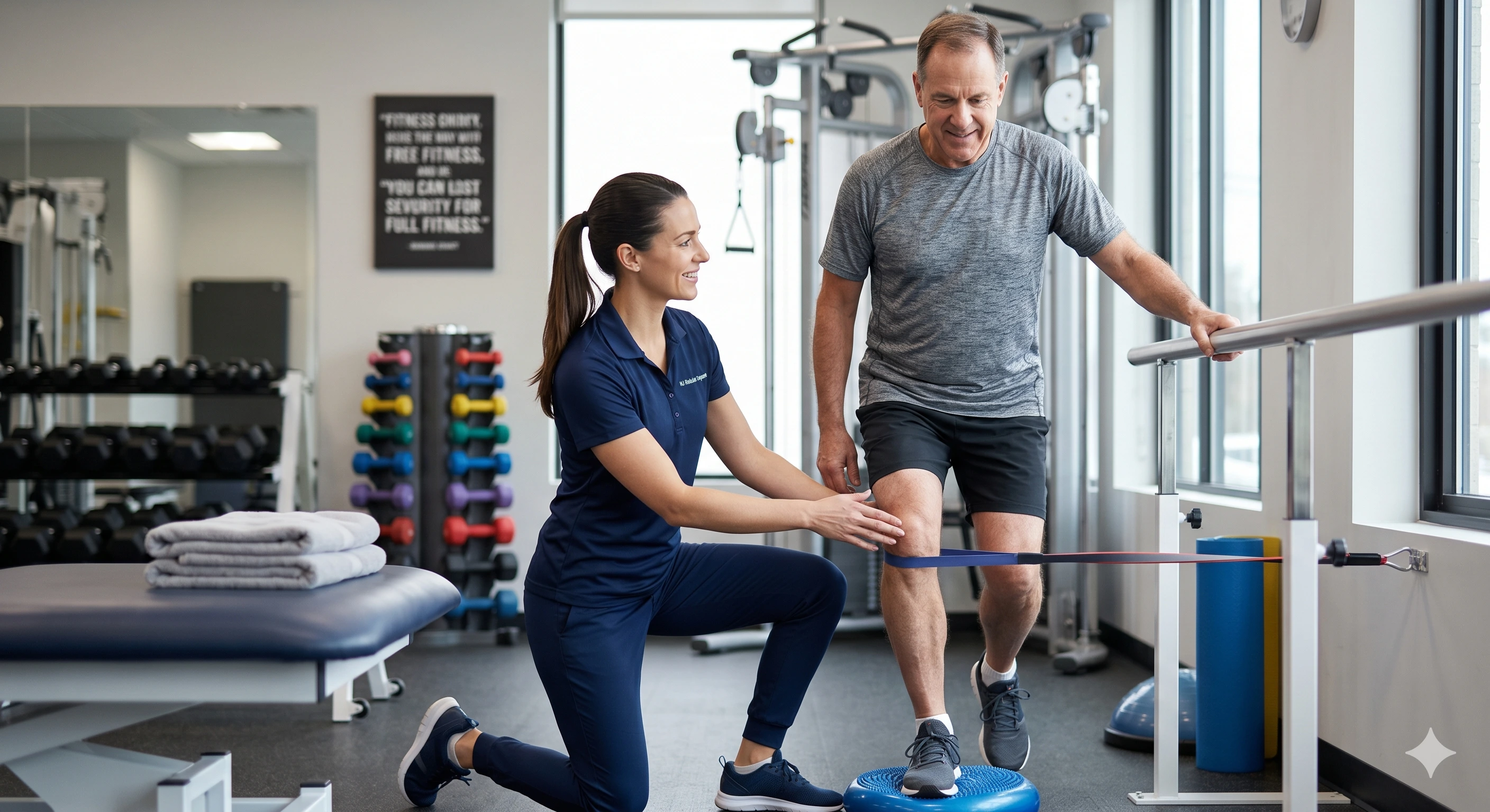 One-on-one physical therapy for knee pain in West Windsor, NJ