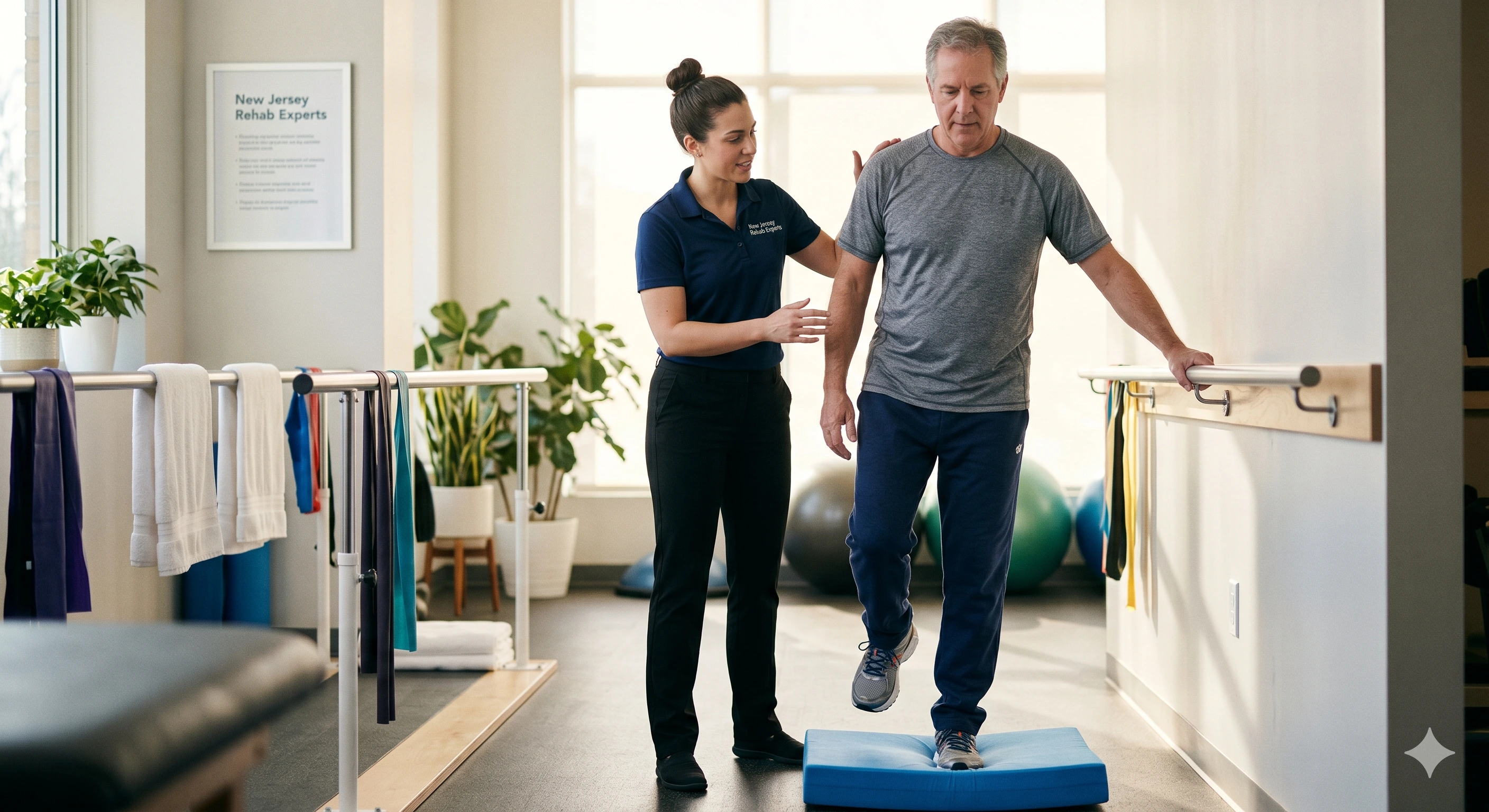 Balance and fall-prevention therapy for adults in West Windsor, NJ