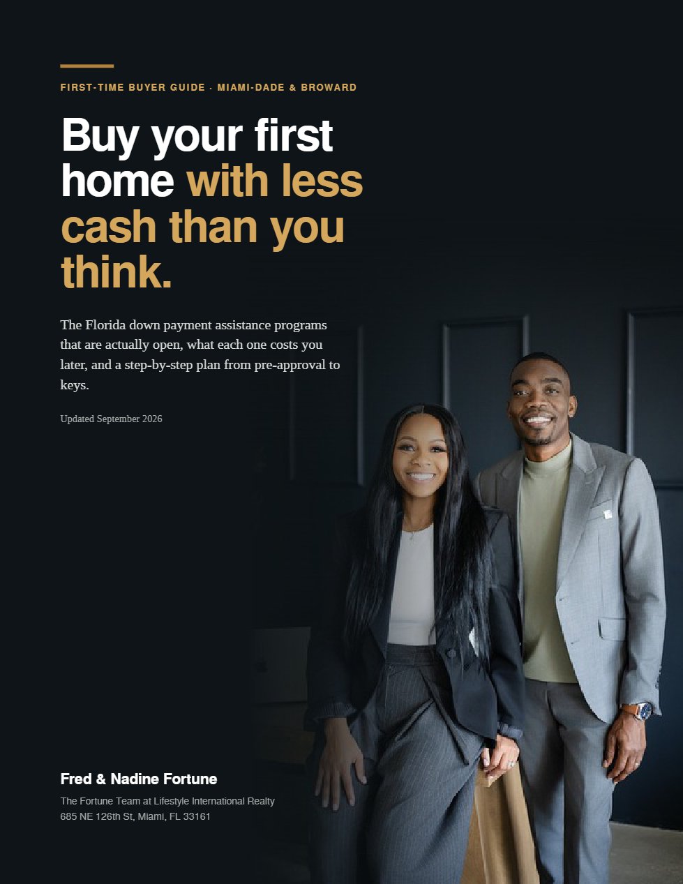 Cover of the free South Florida First-Time Buyer Guide
