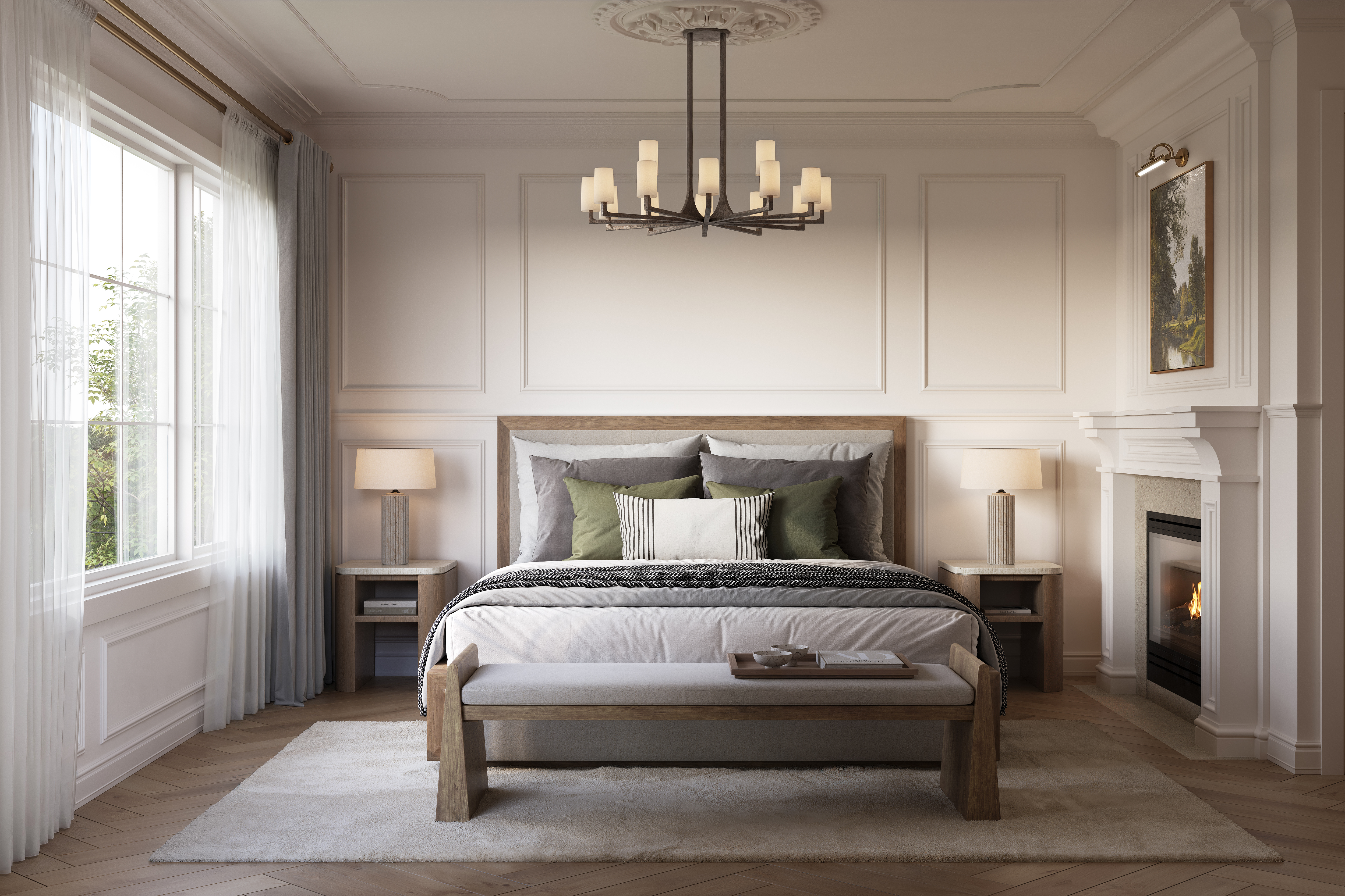 Primary bedroom new home South Oakville