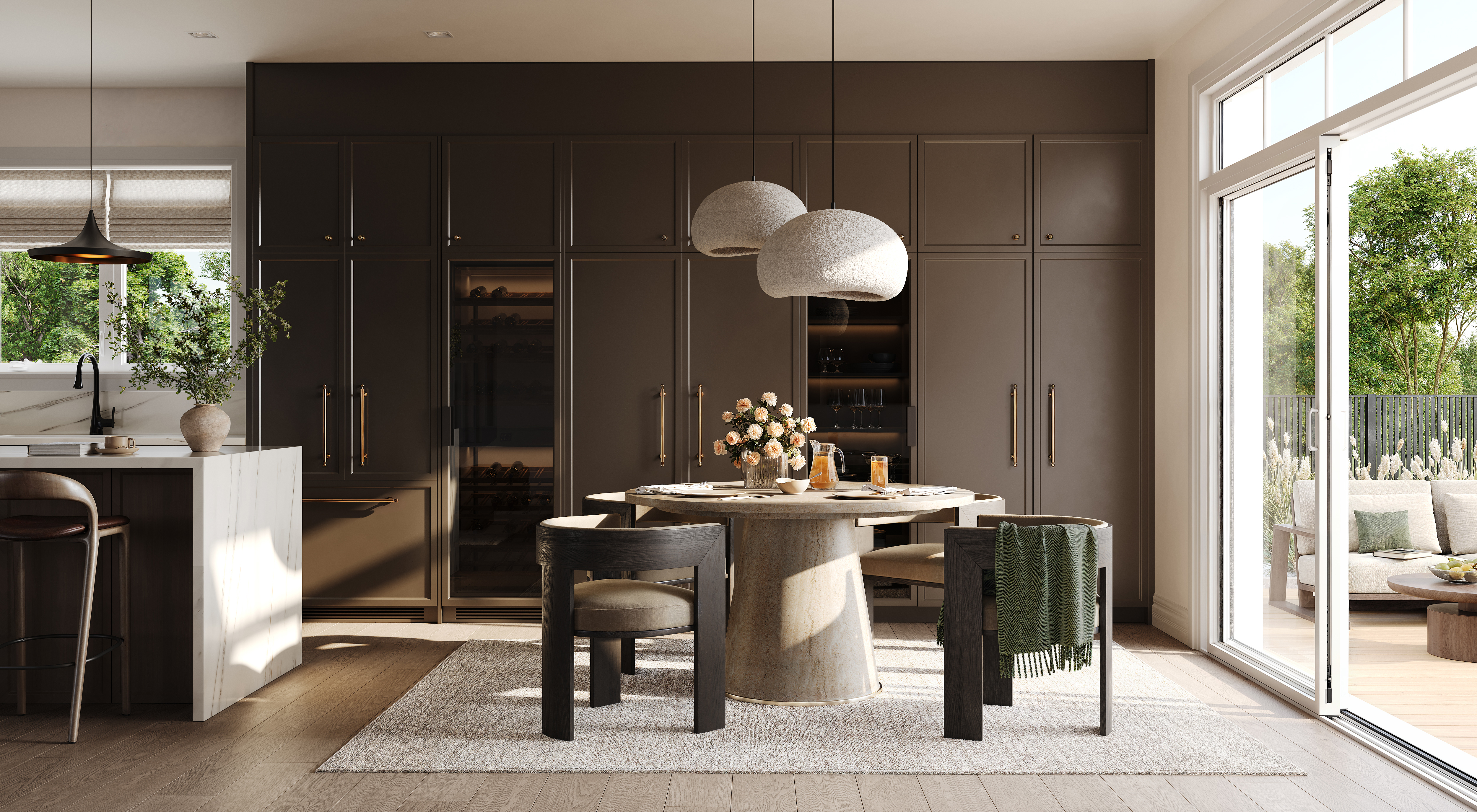 Breakfast nook new Oakville home