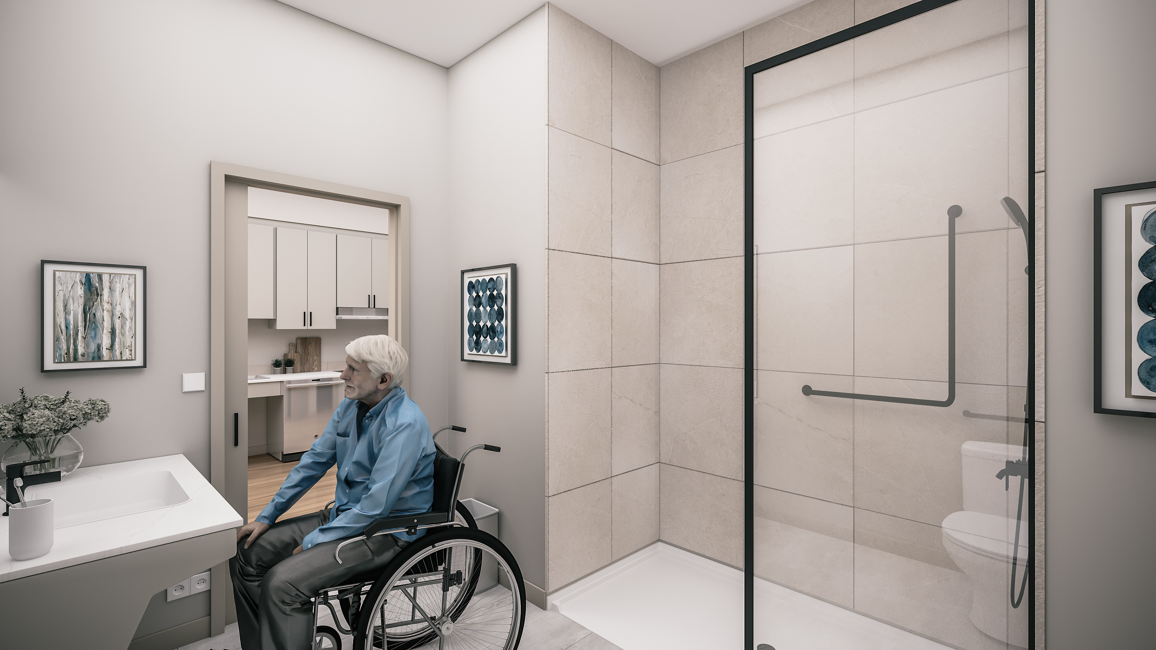 Barrier-Free Bathroom