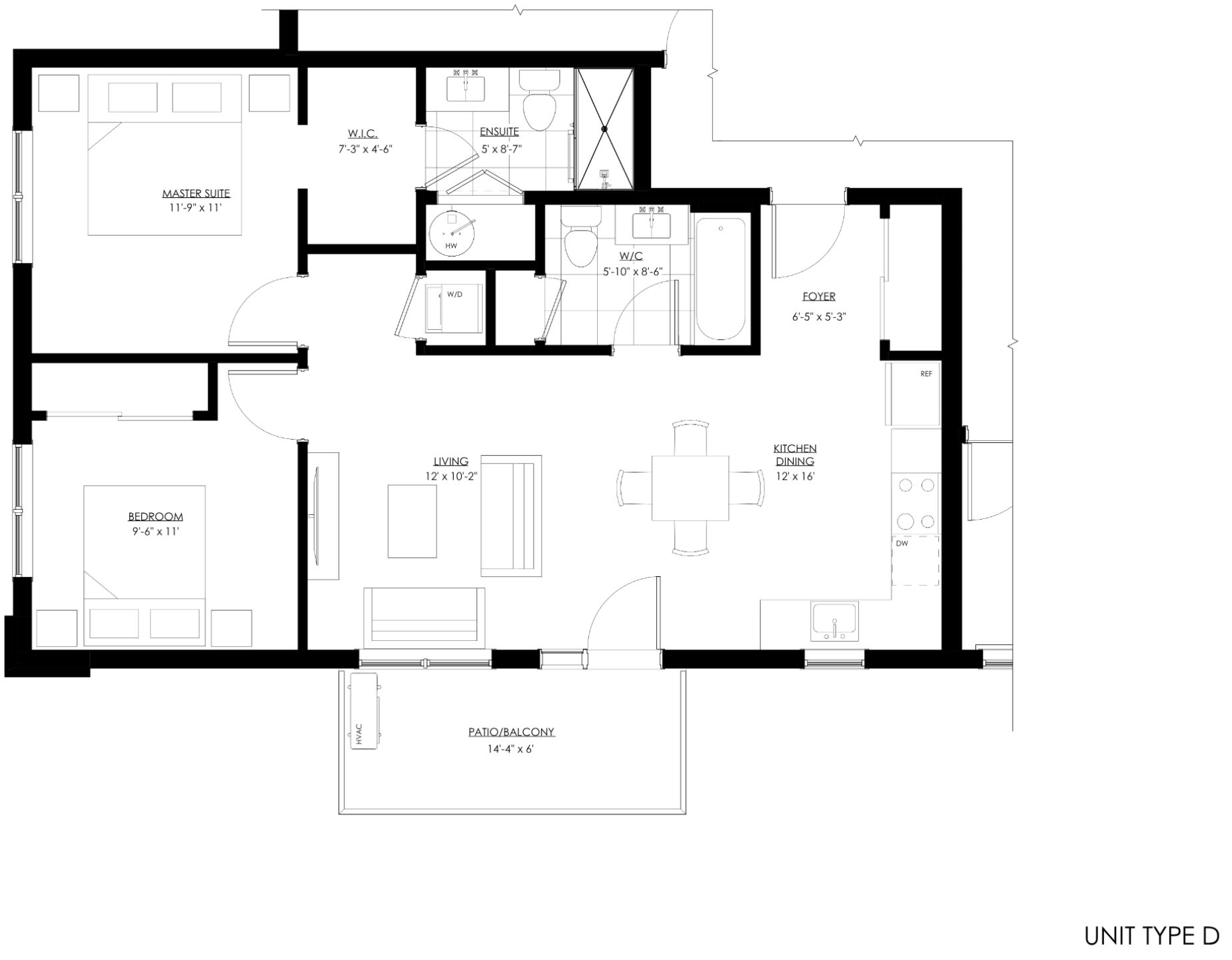 Château632 Unit 307 Floor Plan