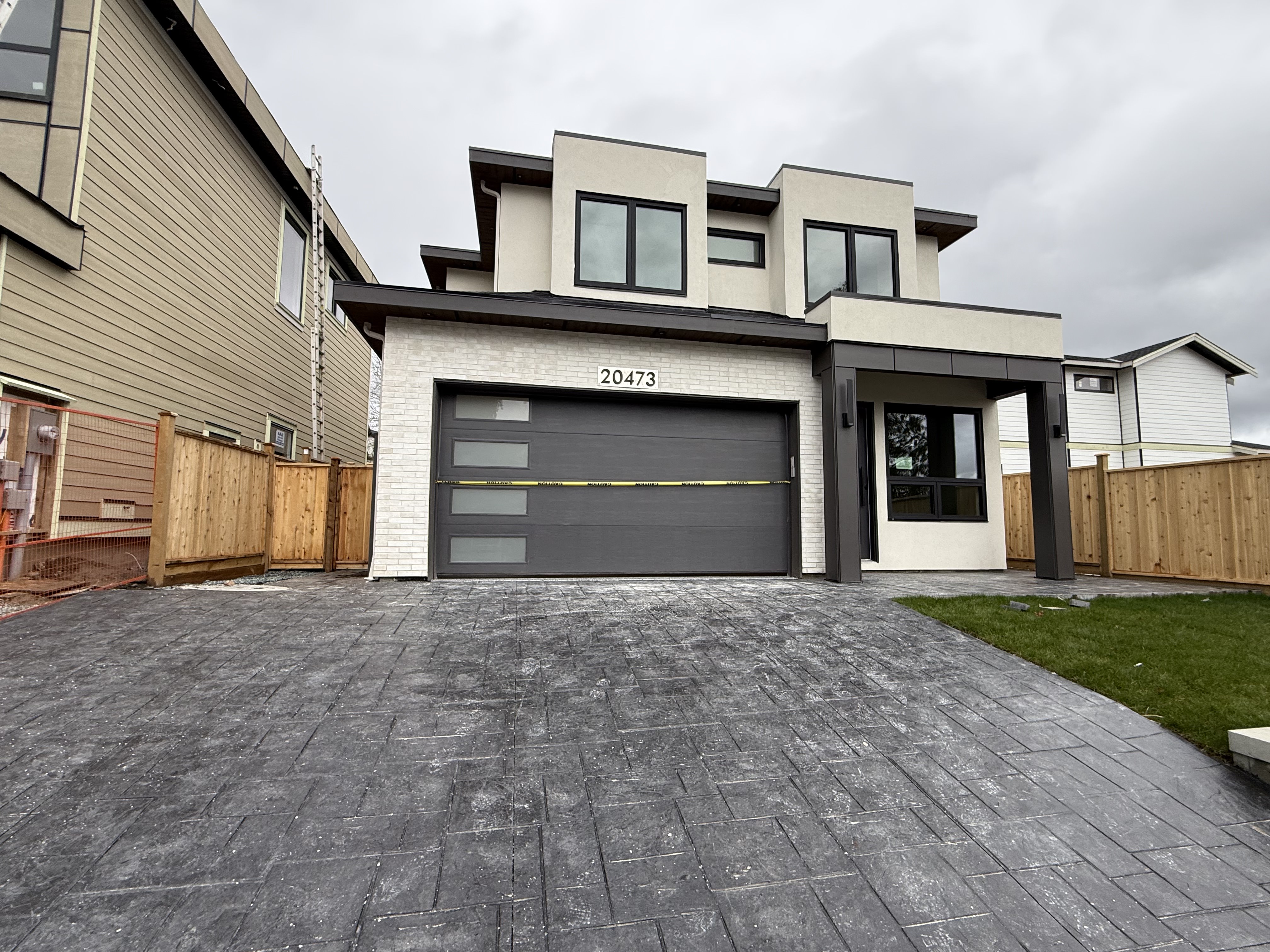 New Construction Garage Door - Burnaby, BC