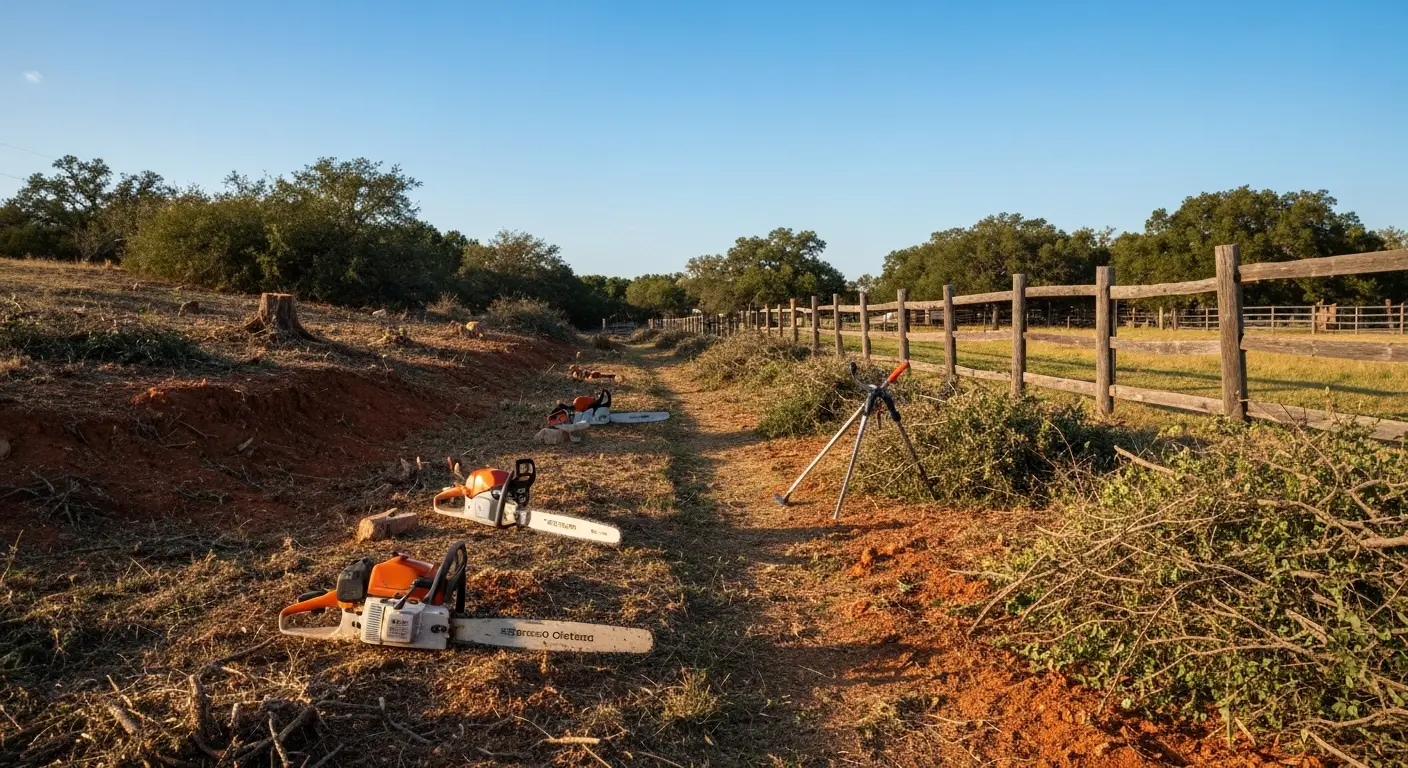 Overgrowth clearing Northern TX
