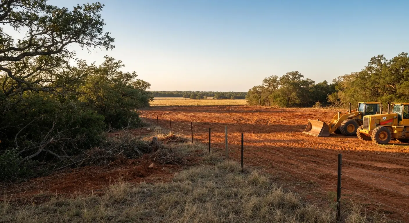 Cleared rural property ready for use