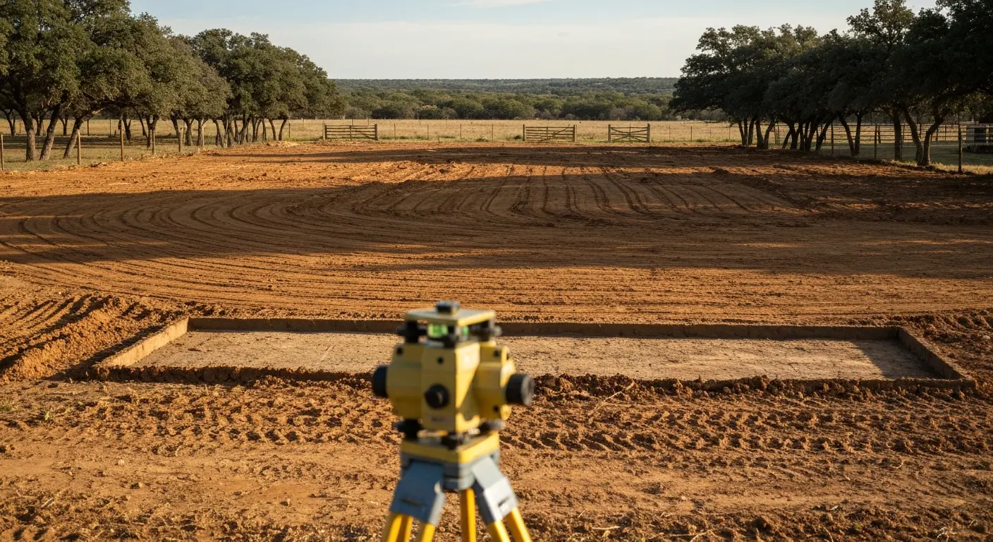 Site prep for building
