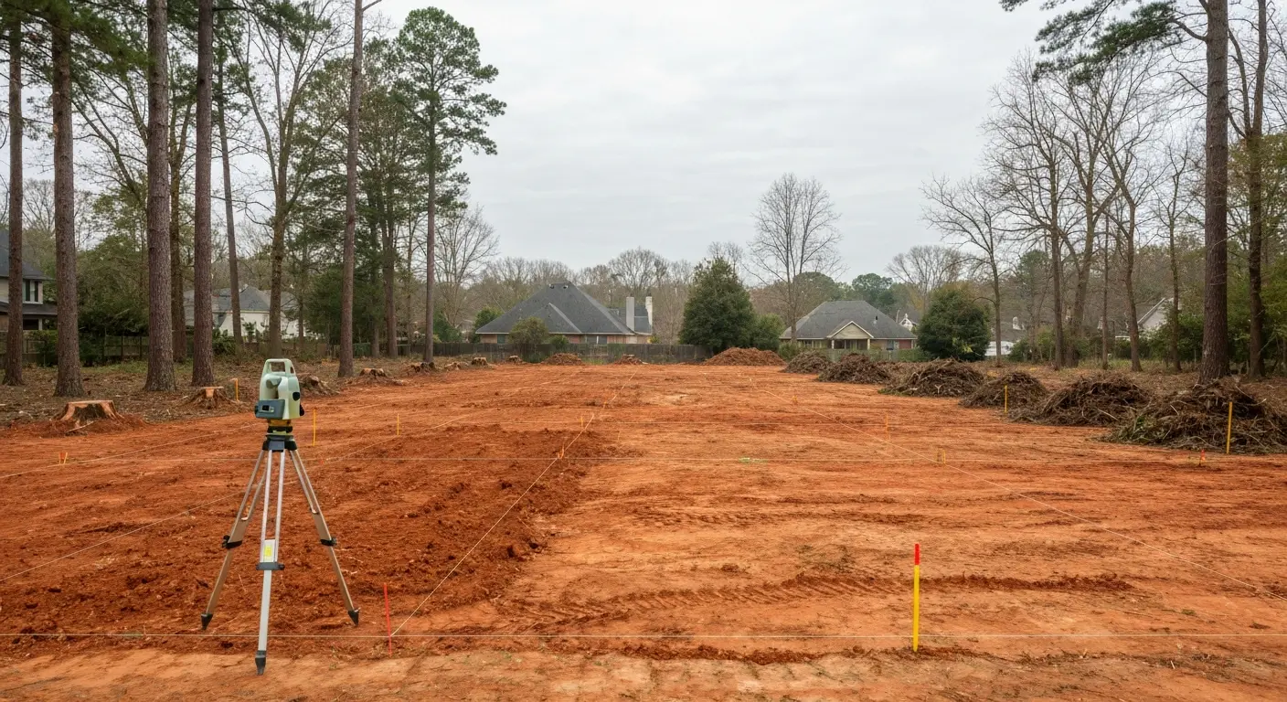 Site preparation and home site clearing