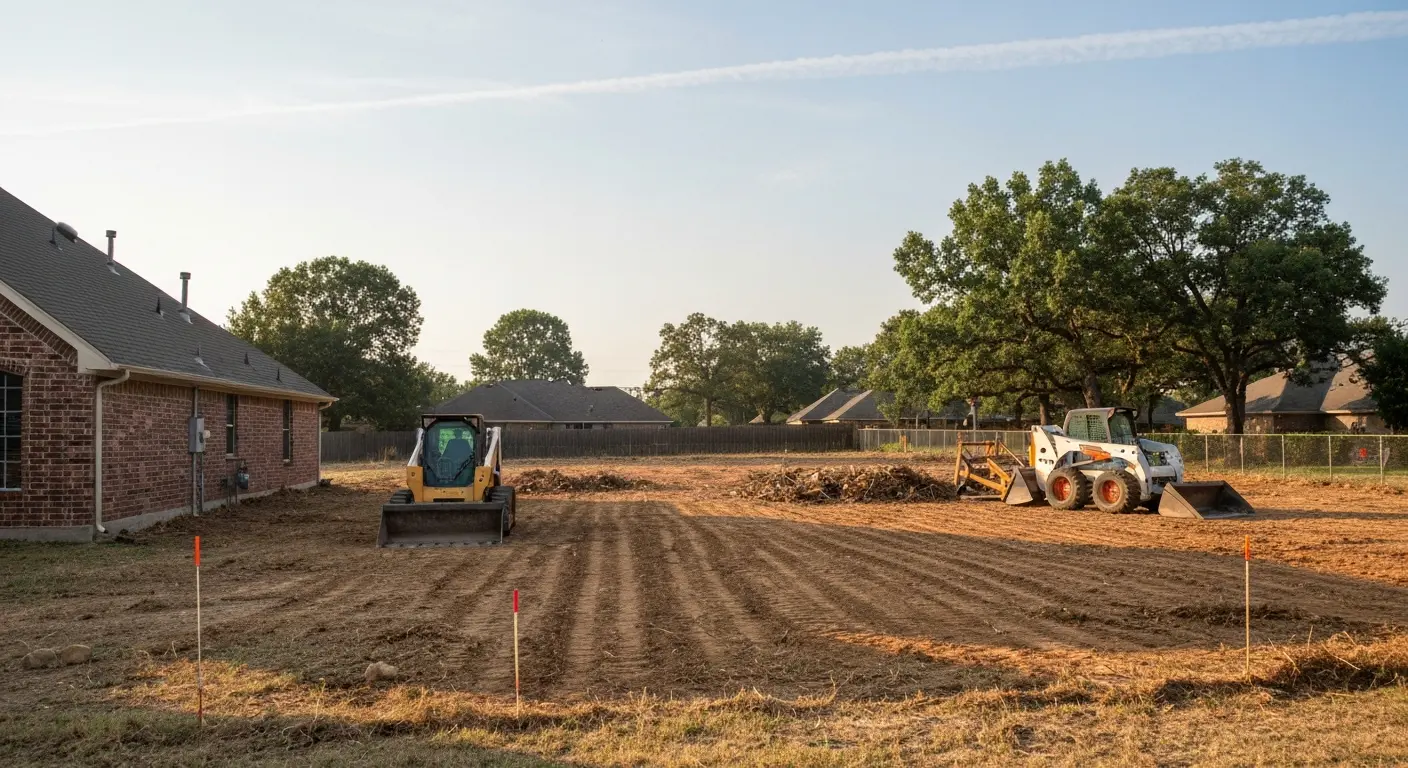 Residential property clearing and reclamation