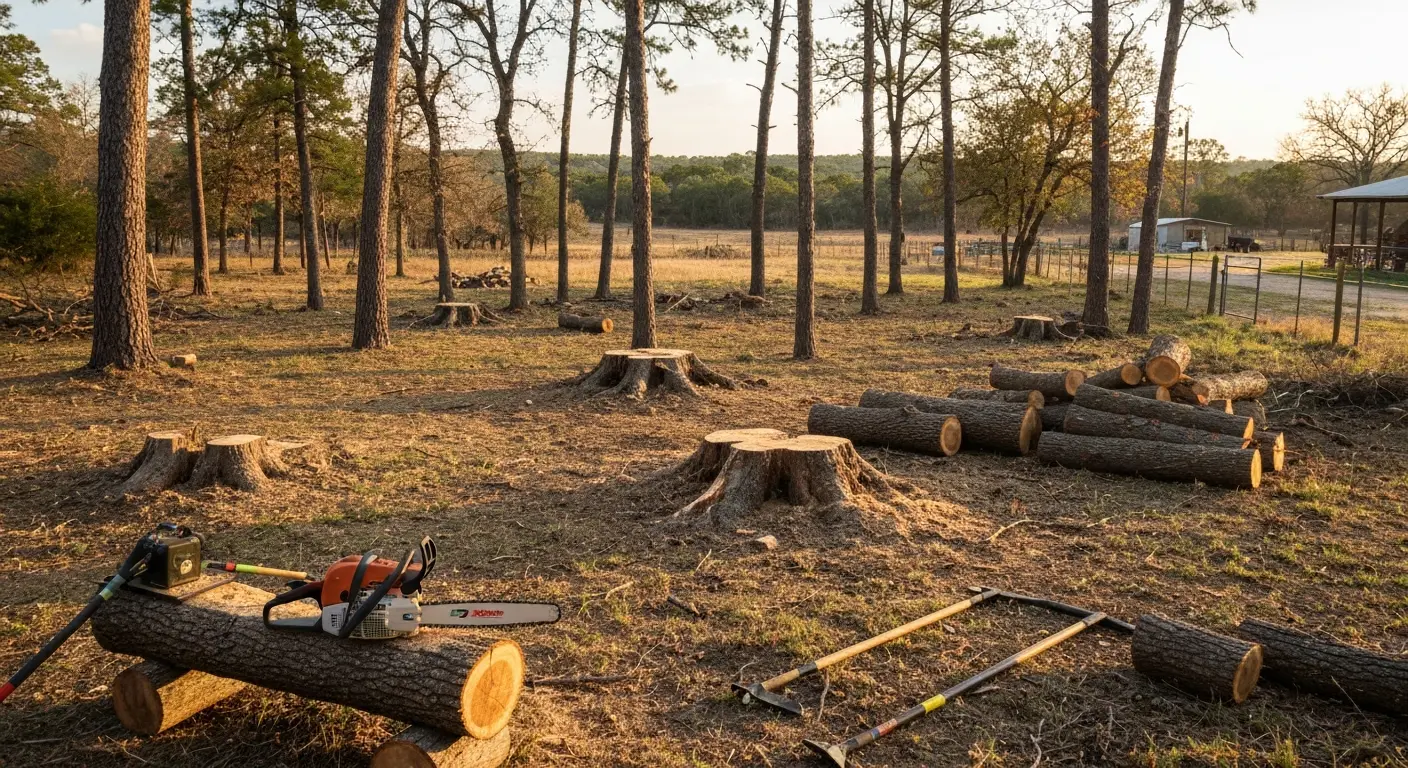 Tree removal project