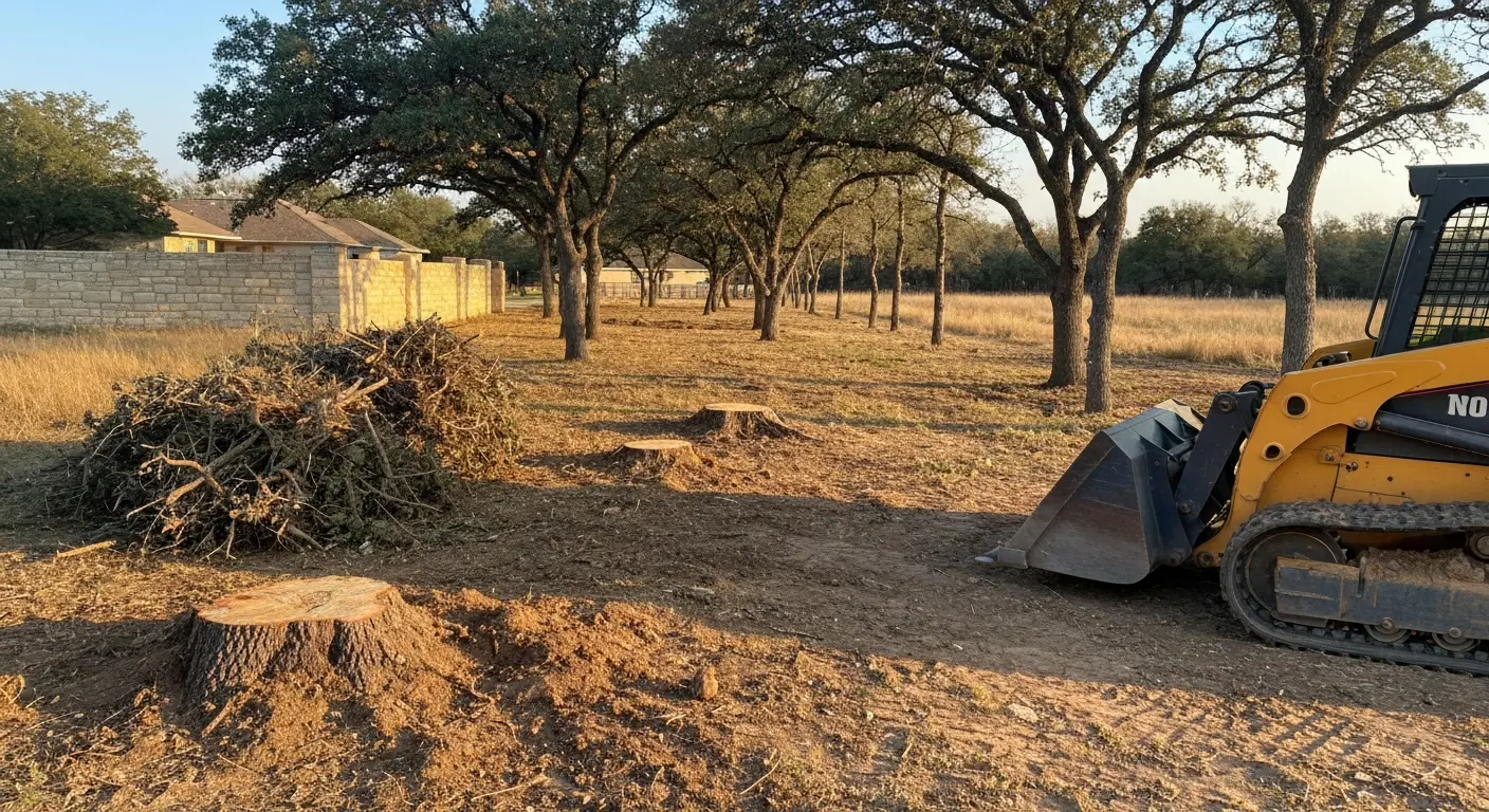 Cedar and brush removal