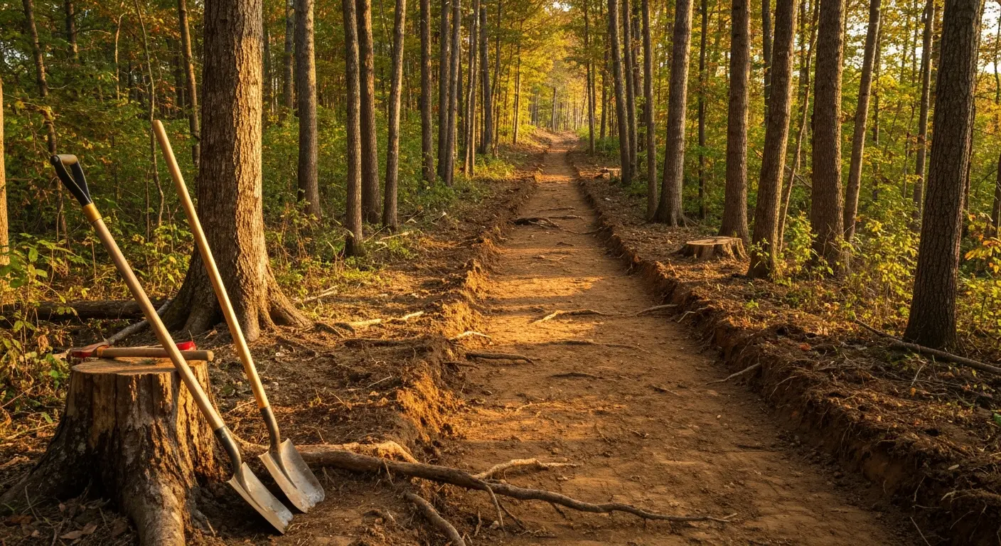 Recreational trail cutting