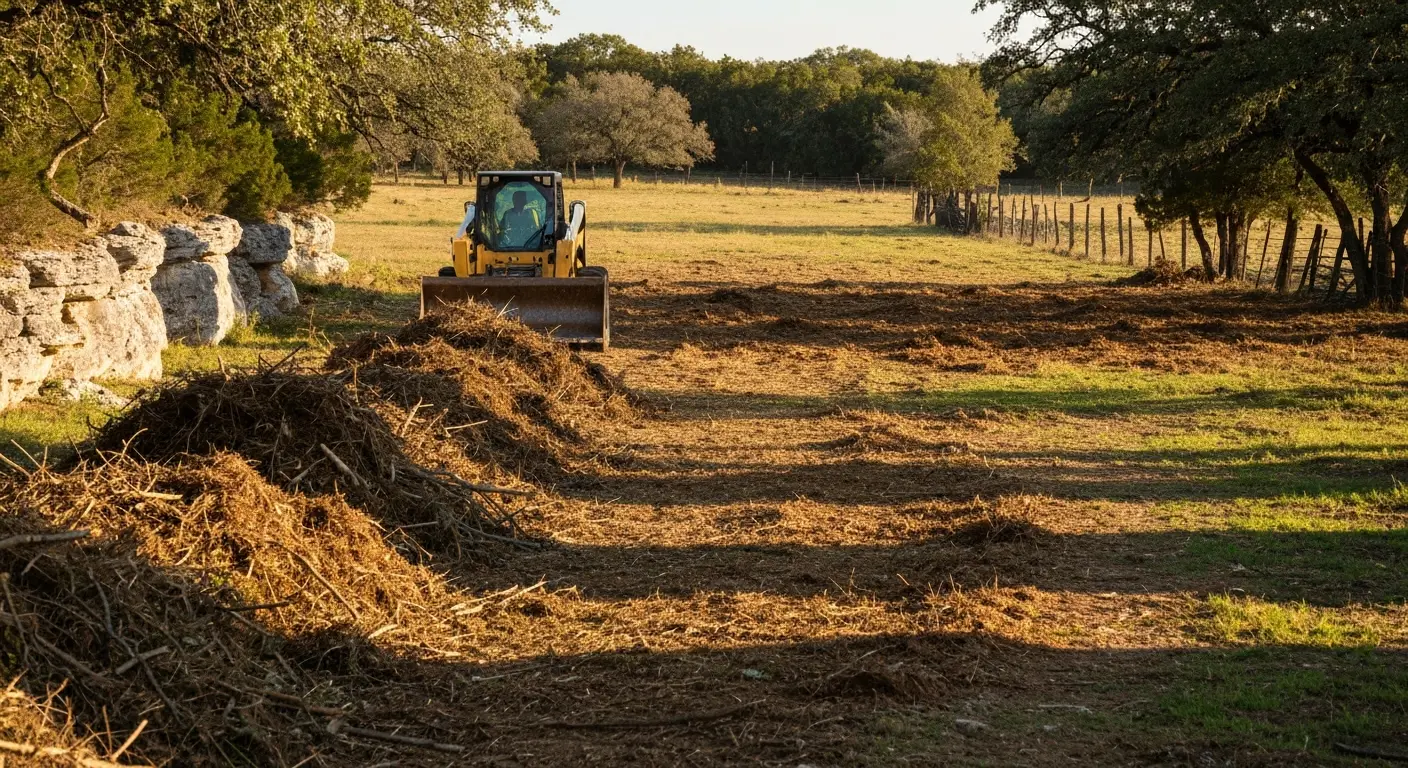 Brush clearing and land preparation