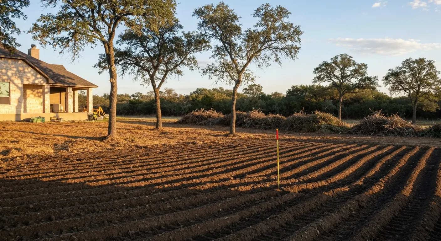 Homesite clearing in Alvord