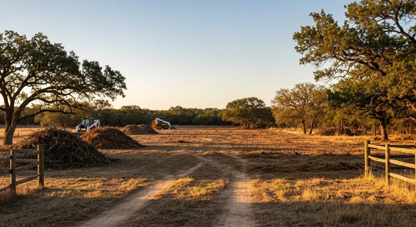 Overgrown property clearing