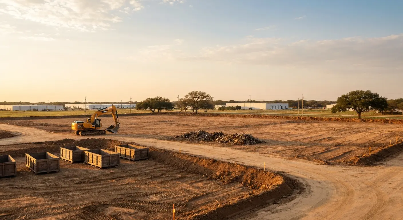 Commercial site clearing