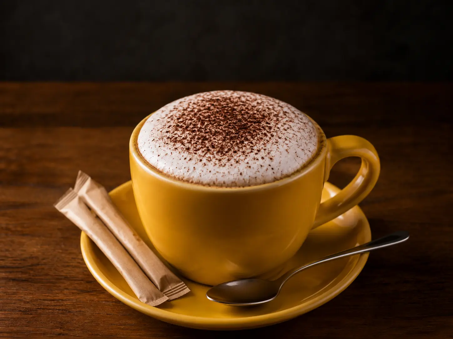 Cappuccino served at Coffee & Dreams on Gouger Street, Adelaide.