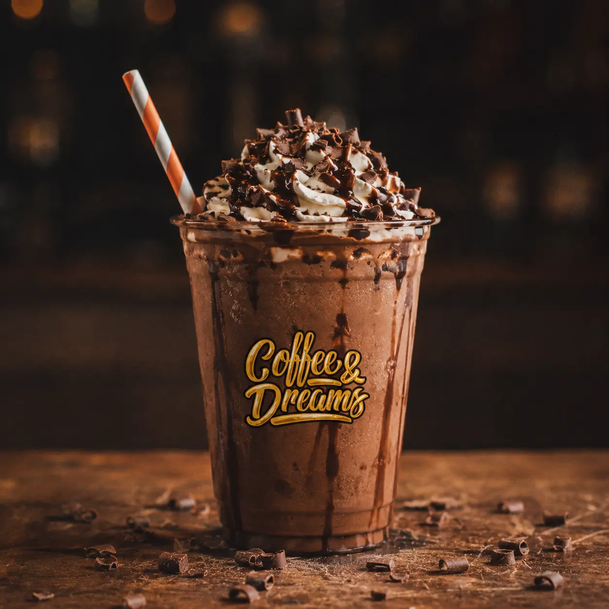 Chocolate milkshake from Coffee & Dreams on Gouger Street, Adelaide.