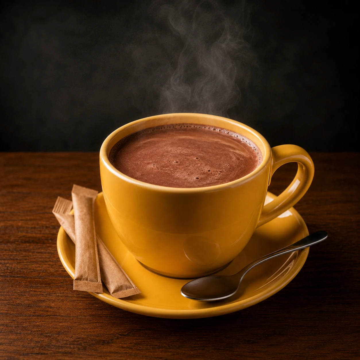 Hot chocolate served at Coffee & Dreams on Gouger Street, Adelaide.