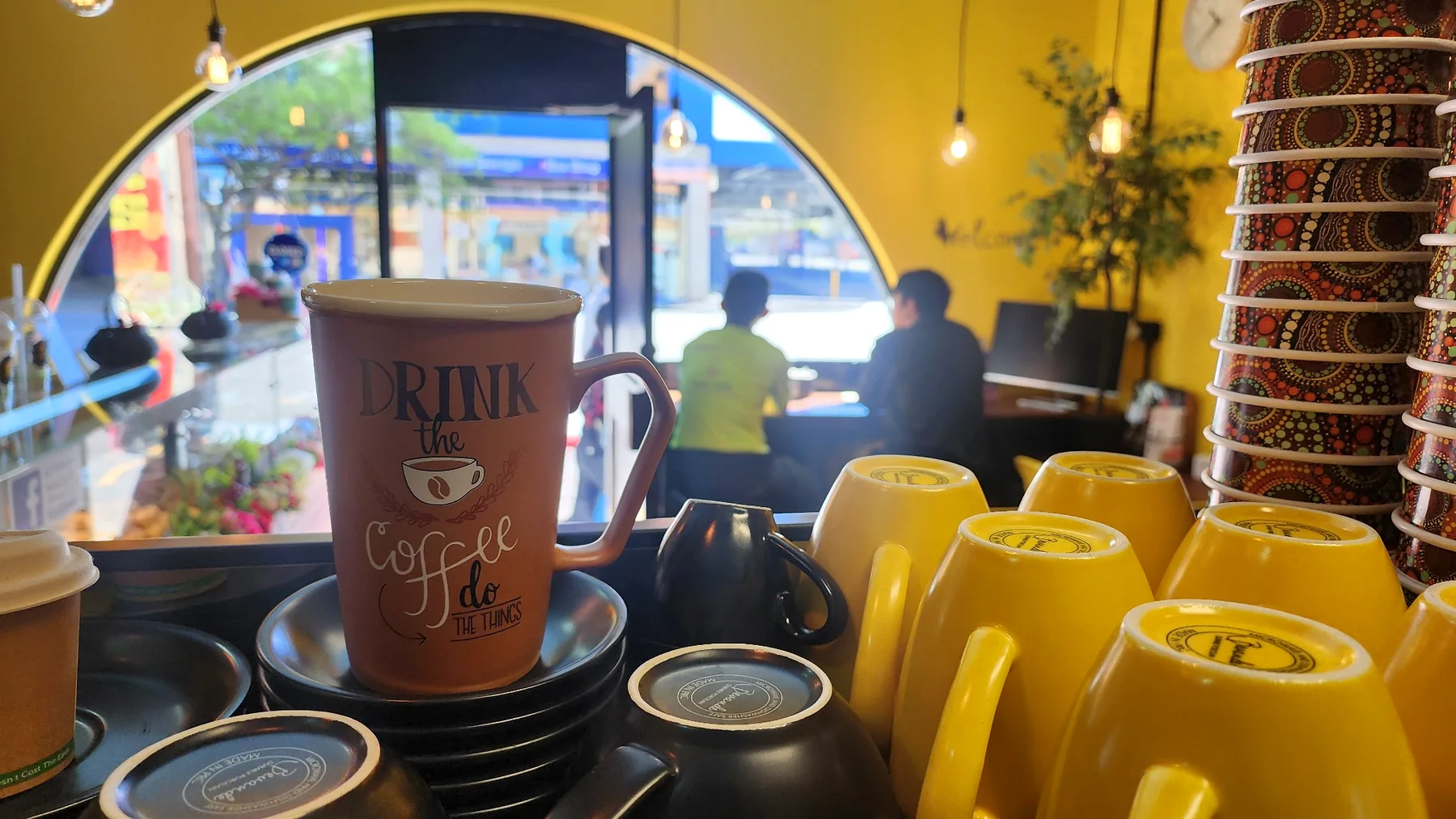 Fresh ingredients and food preparation at Coffee & Dreams on Gouger Street, Adelaide.