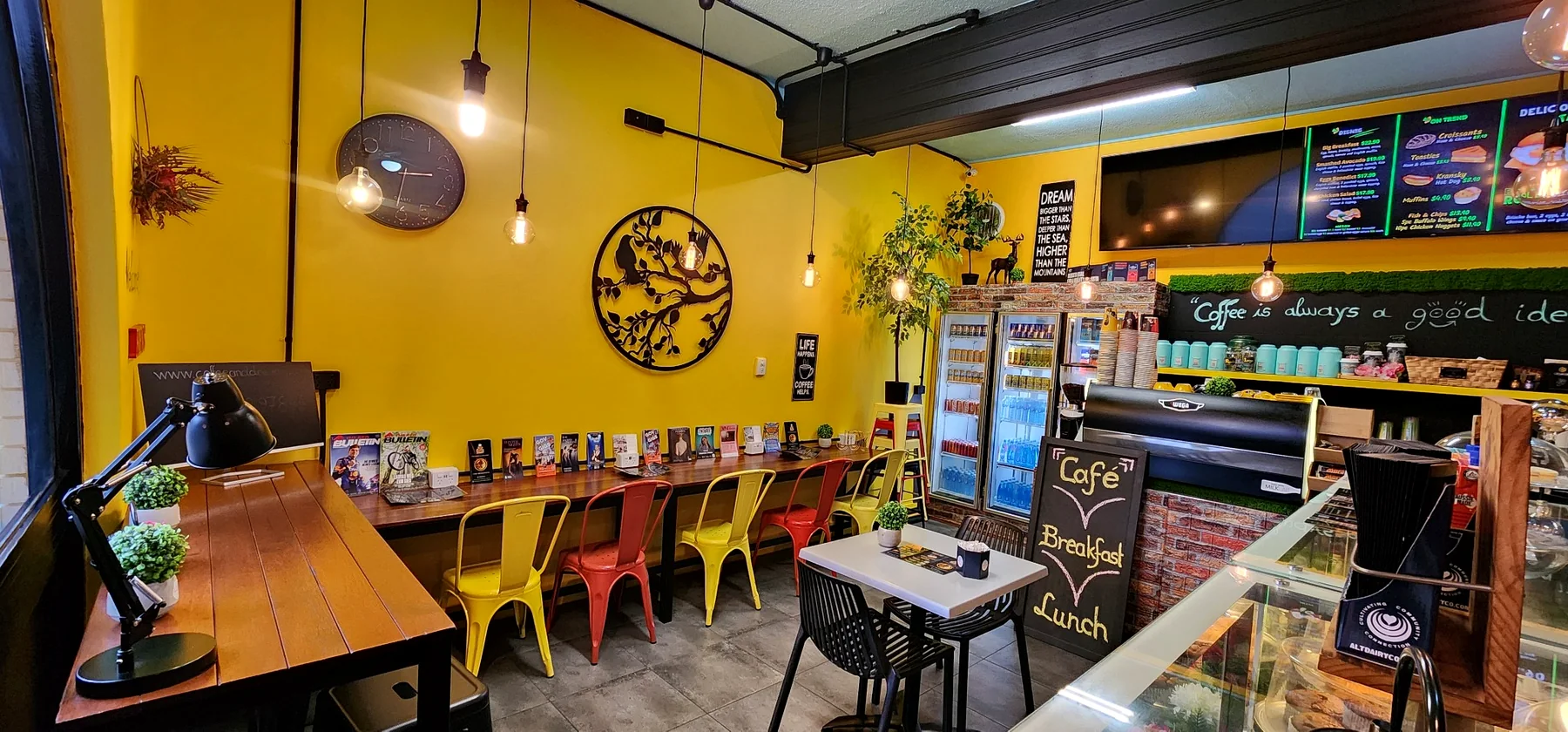 Friendly staff at Coffee & Dreams in Adelaide CBD.