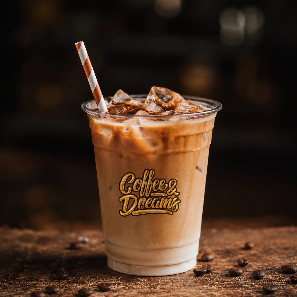 Iced coffee from Coffee & Dreams on Gouger Street, Adelaide.
