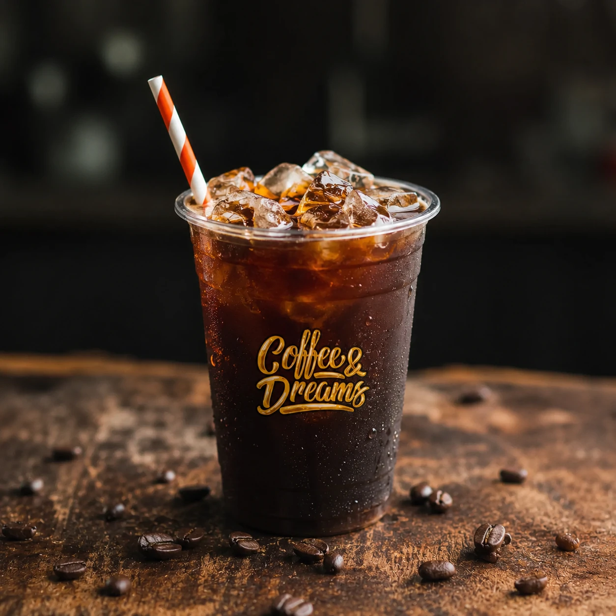 Iced long black from Coffee & Dreams on Gouger Street, Adelaide.