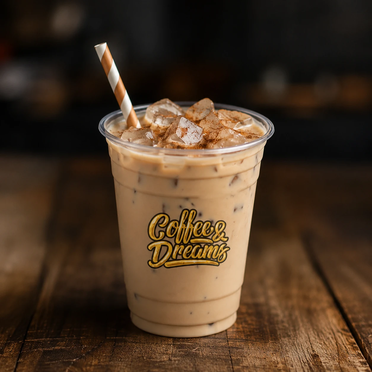 Iced chai latte from Coffee & Dreams on Gouger Street, Adelaide.
