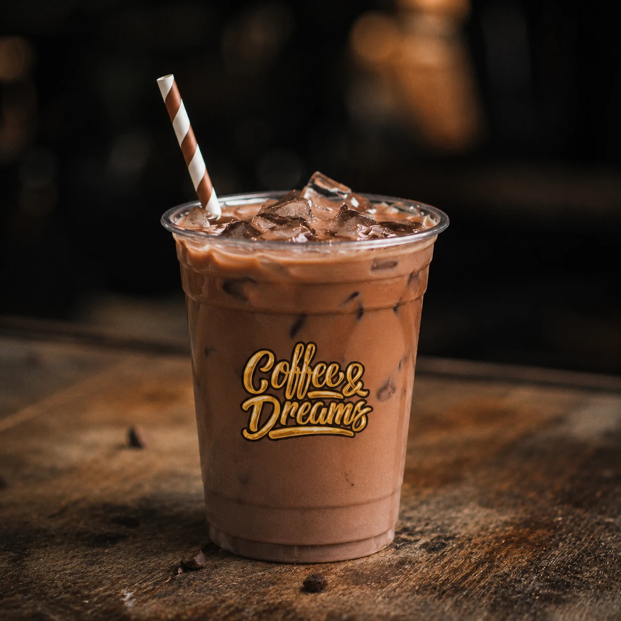 Iced chocolate from Coffee & Dreams on Gouger Street, Adelaide.