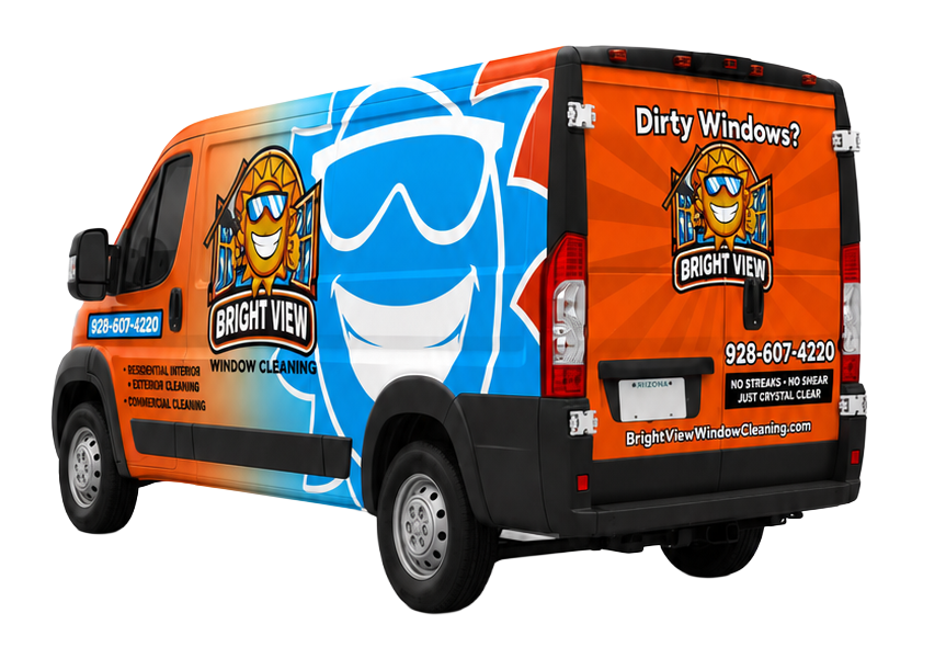 Bright View Window Cleaning Flagstaff van