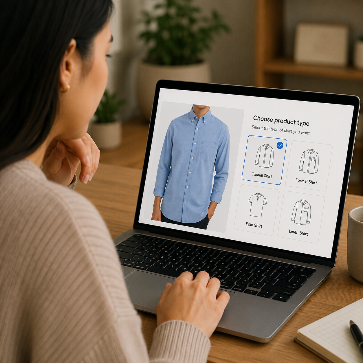 Choose product type