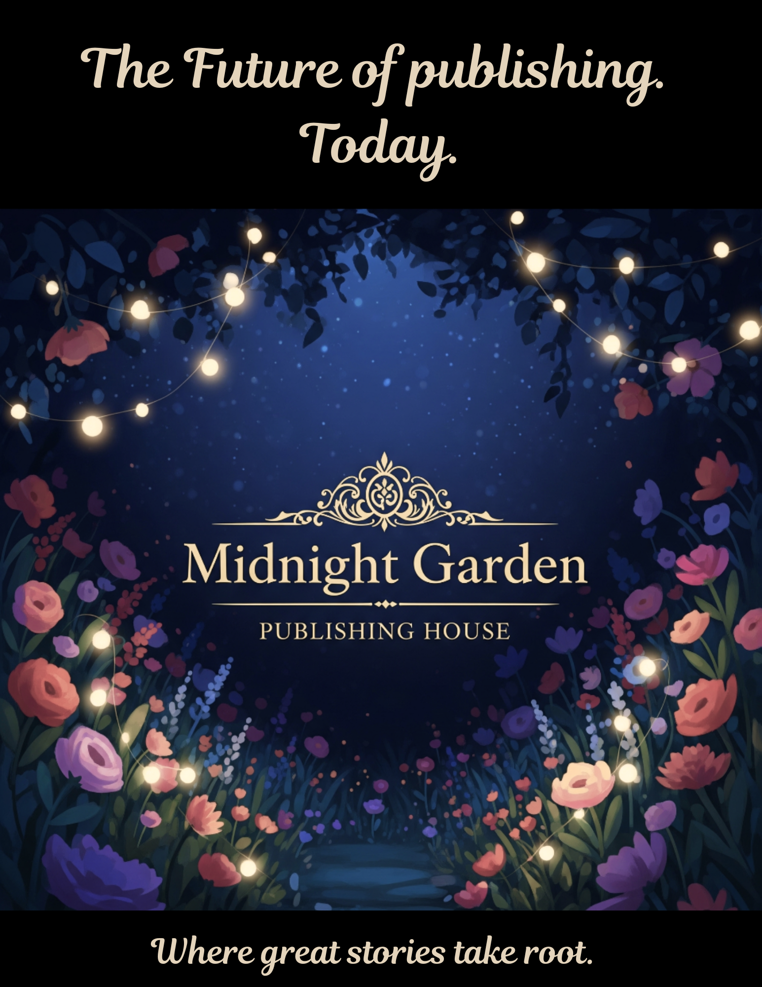 Midnight Garden Publishing Logo Brand