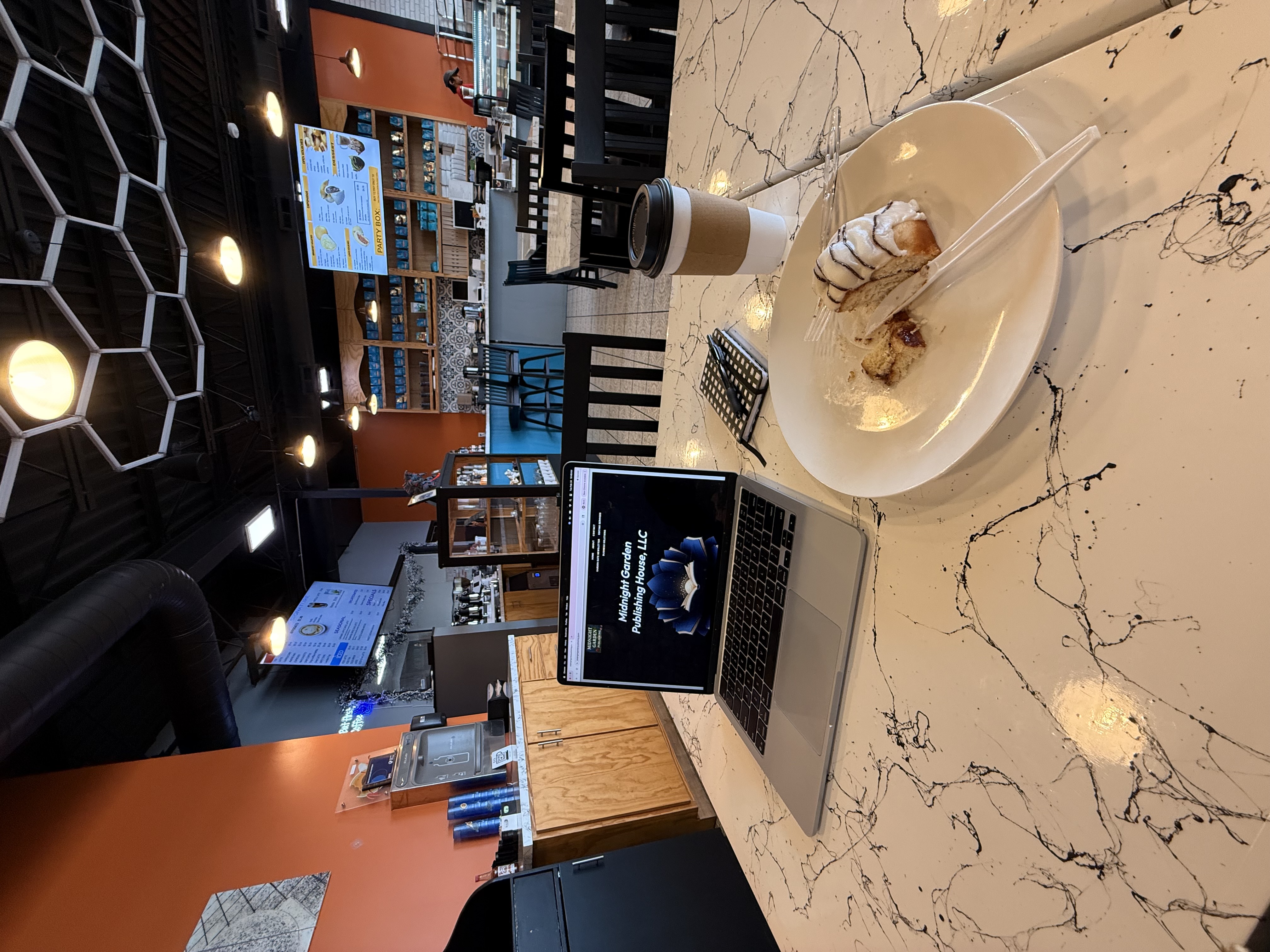 Working out of Kolaches in Overland Park and waiting for a potential client. February 2026 Working out of Kolaches in Overland Park and waiting for a potential client. February 2026