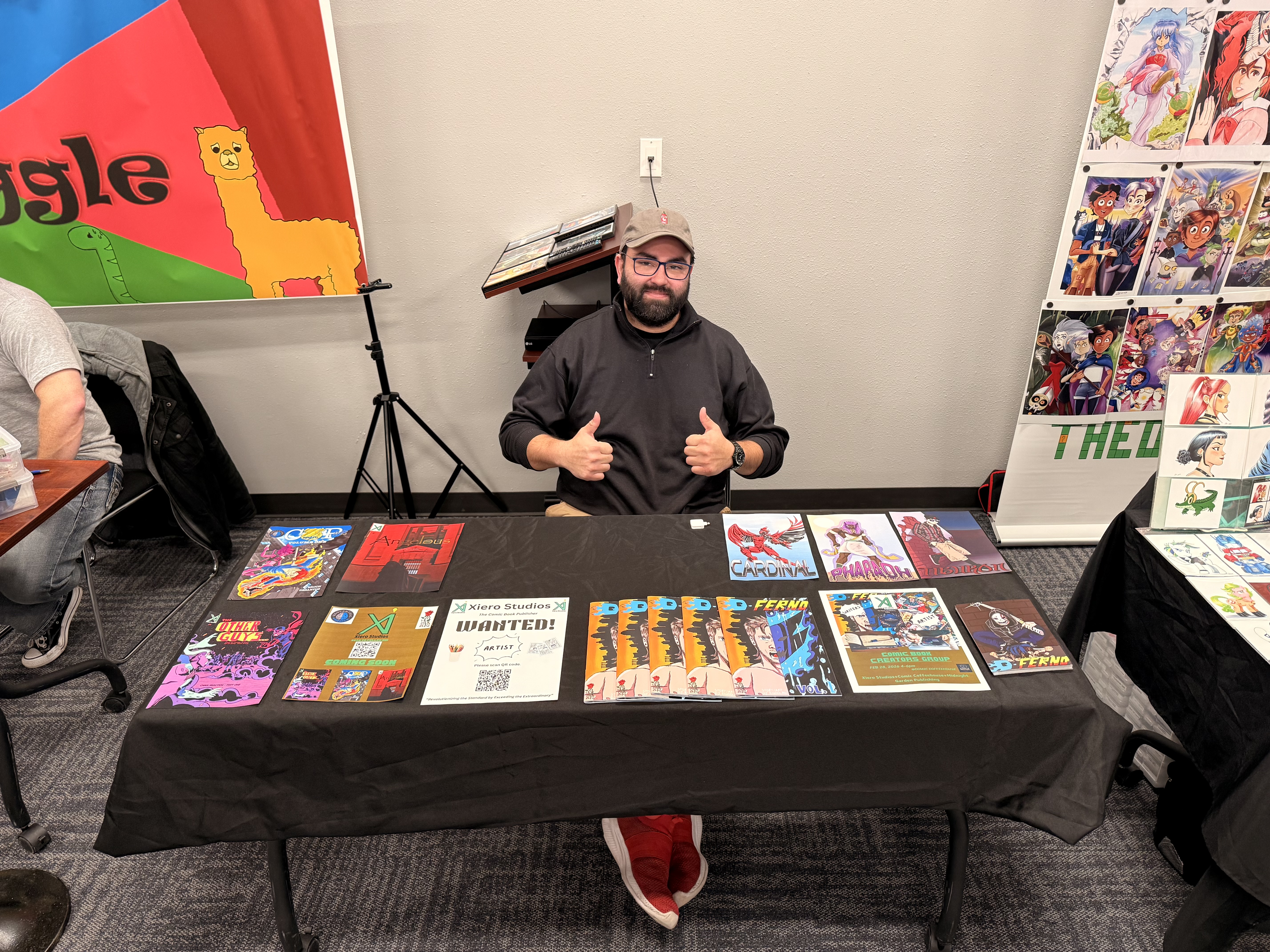 Xiero Studios at the Cass County Northern Resource Center Mini Comicon Xiero Studios at the Cass County Northern Resource Center Mini Comicon