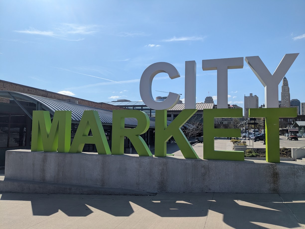 Picture of City Market Sign in Green Picture of City Market Sign in Green