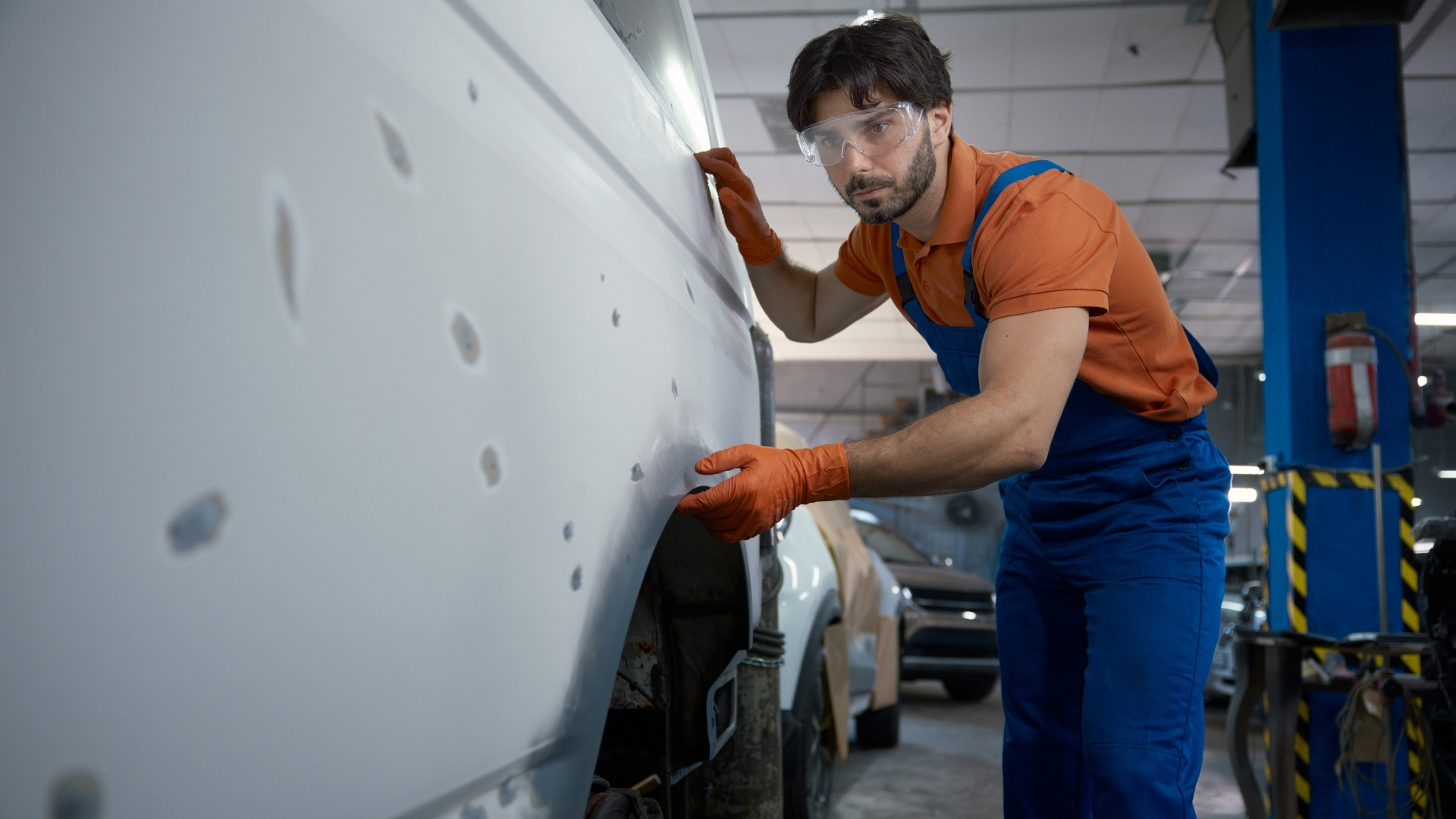 Auto body repair in the bay