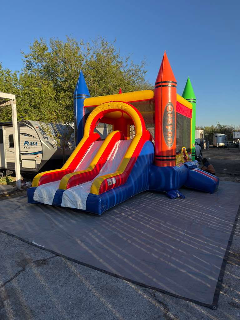 Double Lane Combo slide rental in San Antonio, TX