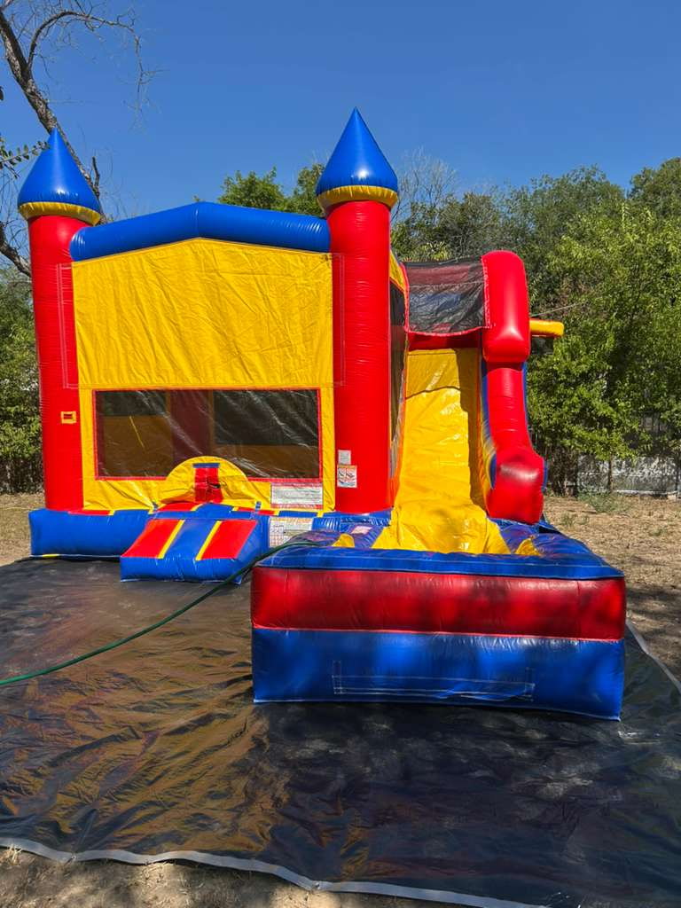 Castle Sidle Combo bounce and slide rental in San Antonio, TX