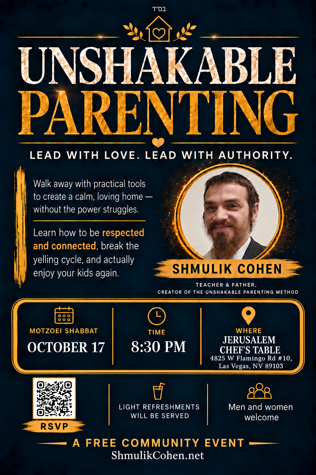 October 17 workshop flyer