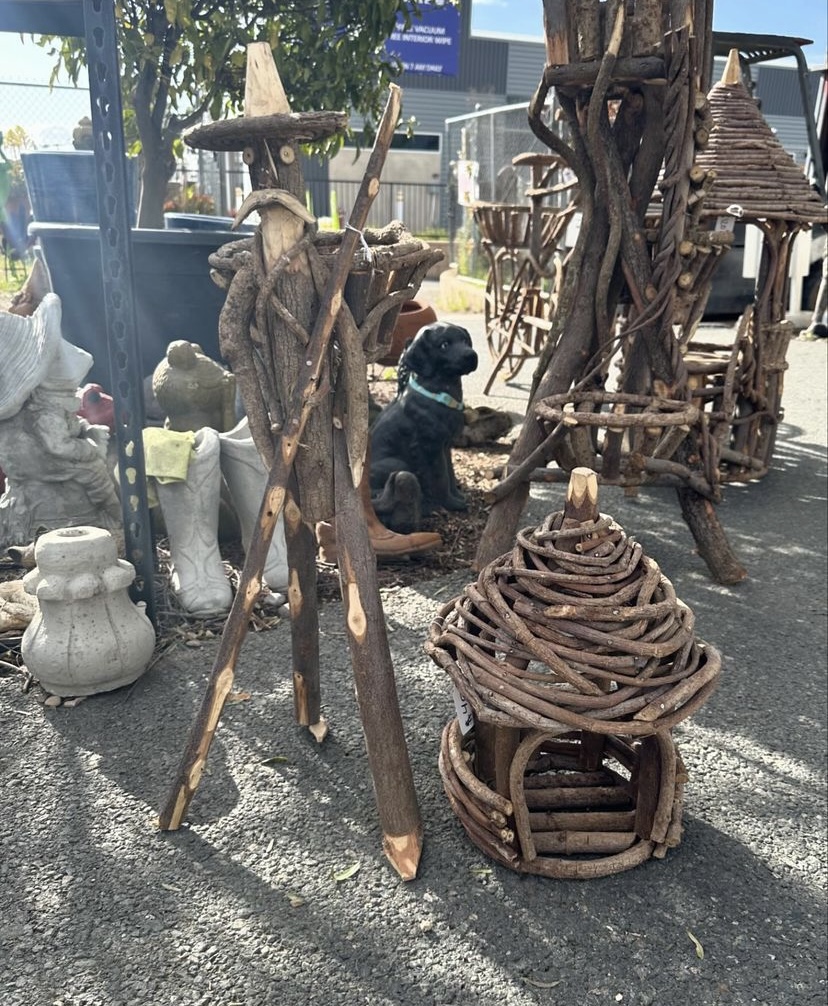 Rustic Wood Garden Art