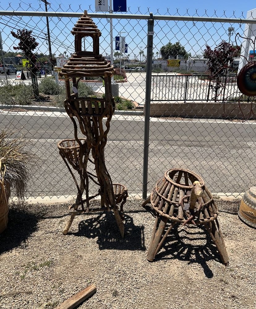 Rustic Wood Garden Planters