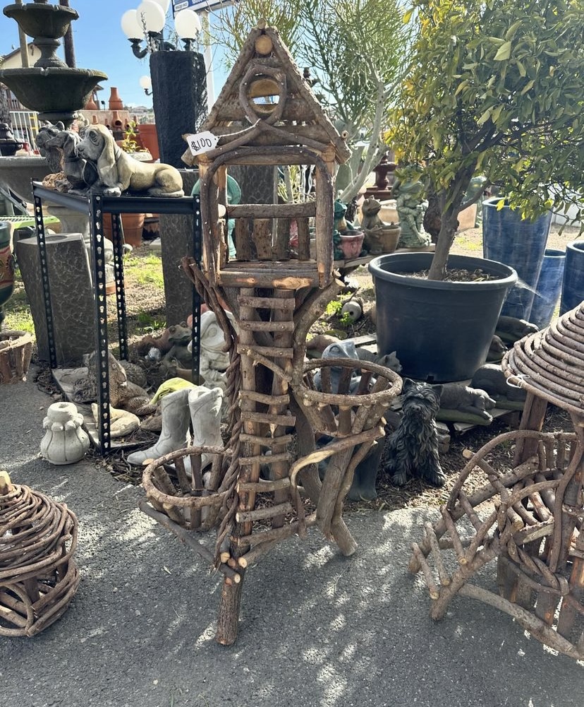 Natural Wood Plant Stand