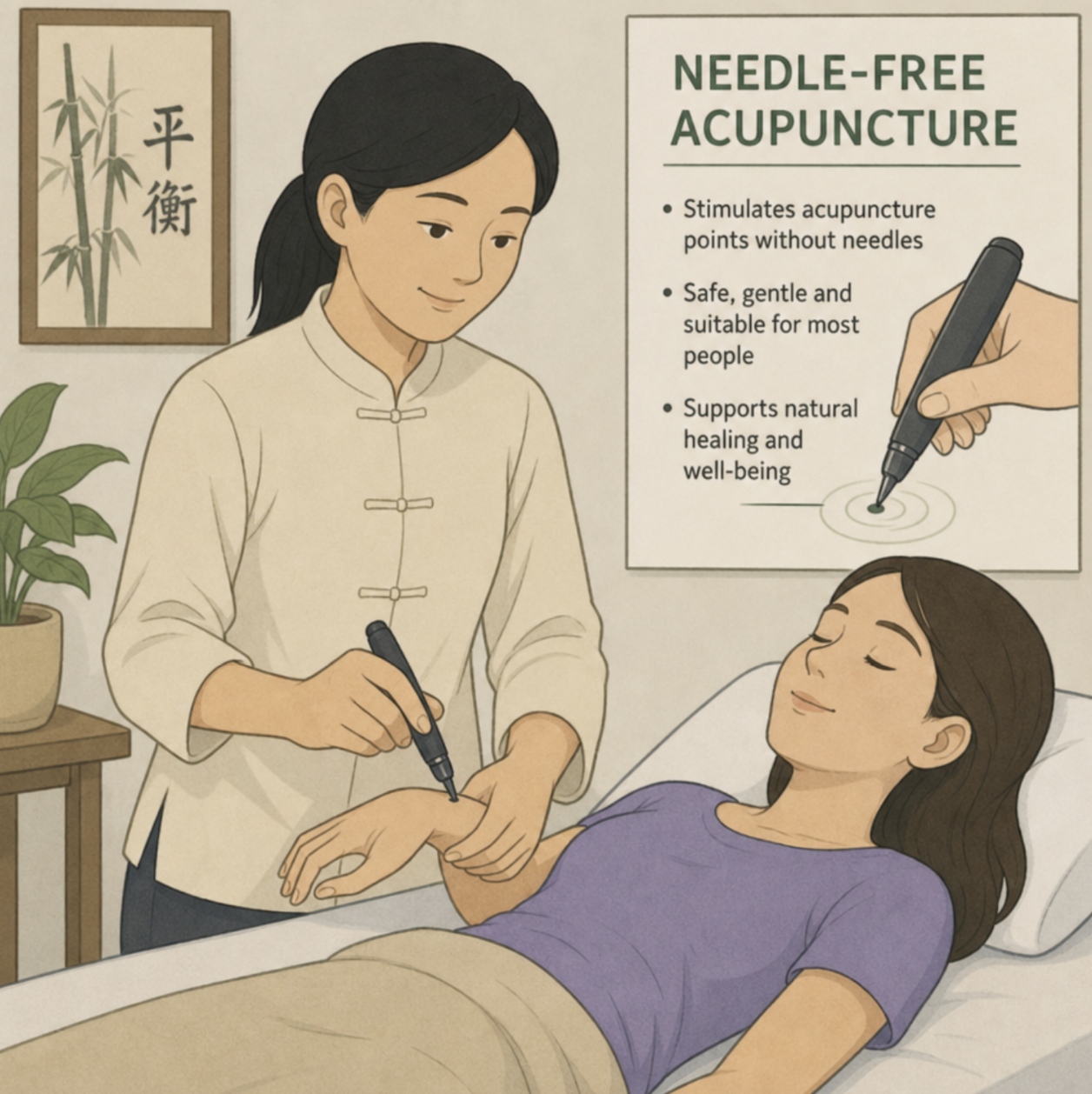 Needle-free acupuncture Needle-free acupuncture