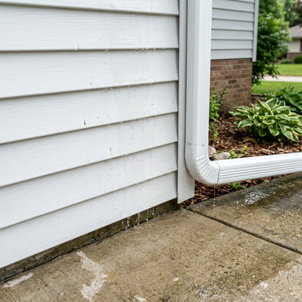 Clean exterior detail after washing