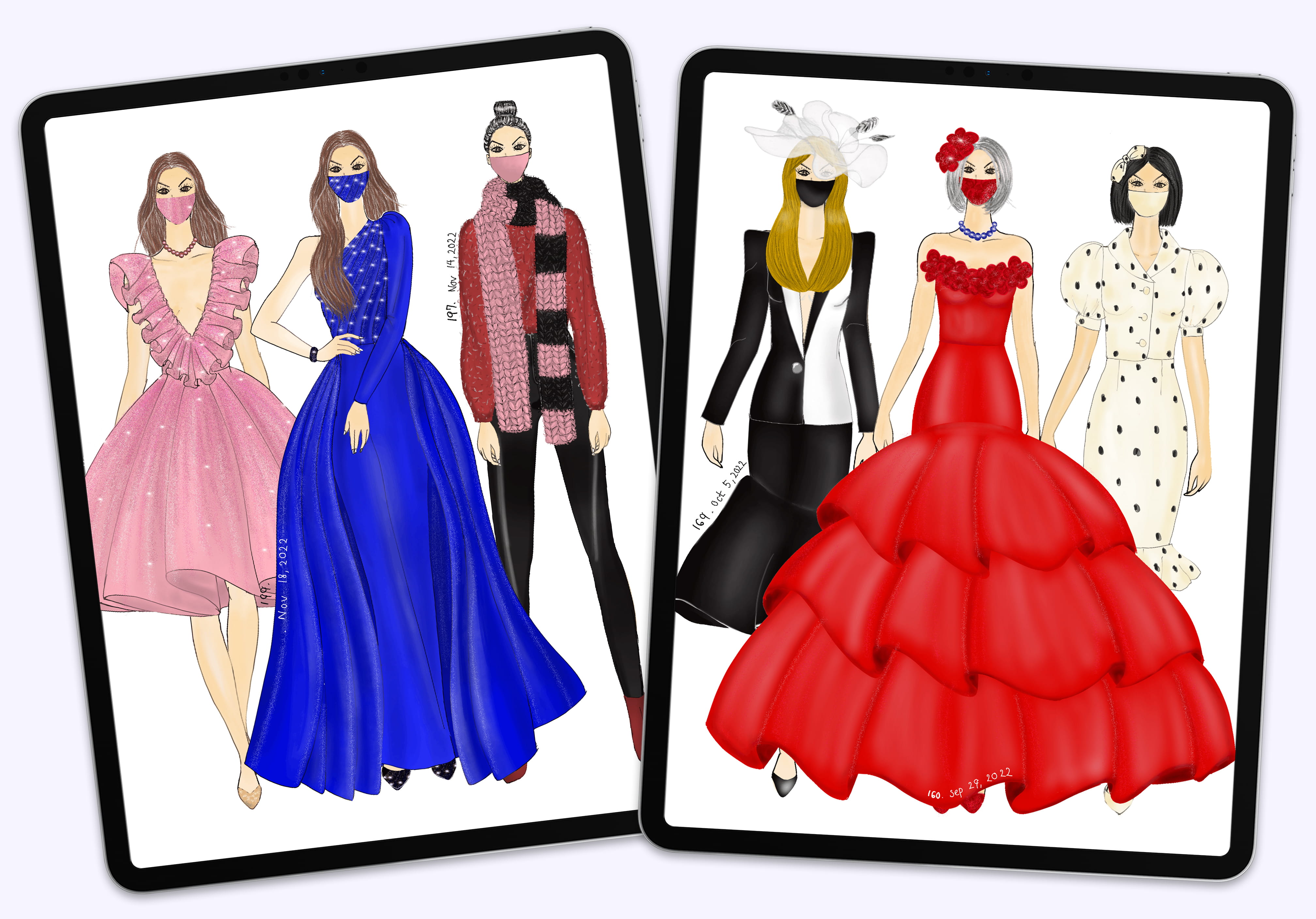 You practiced fashion illustration for months... and they still look like this. You're doing everything right — and it's still not working.