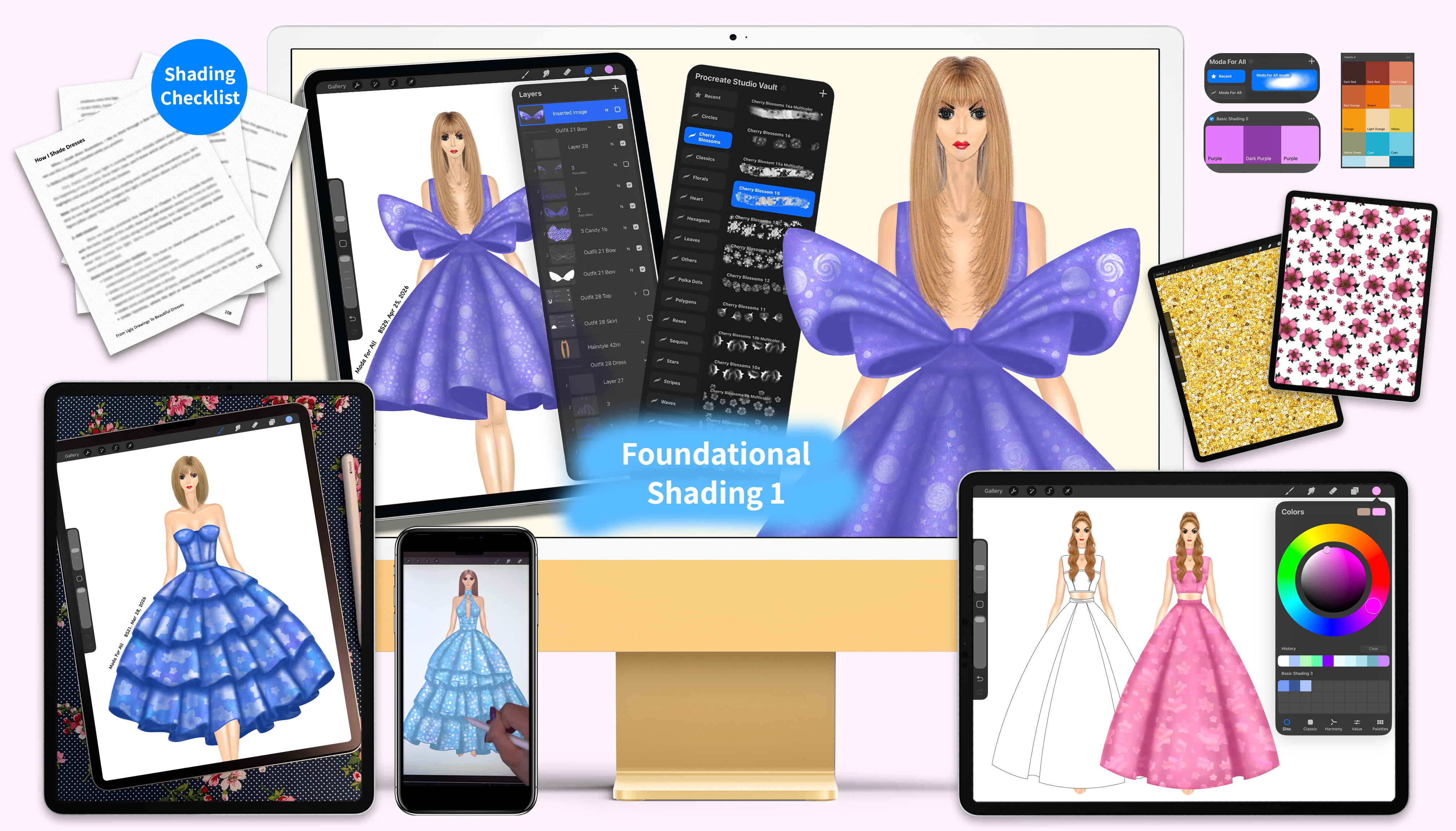 This bundle gives you my complete beginner Procreate roadmap.