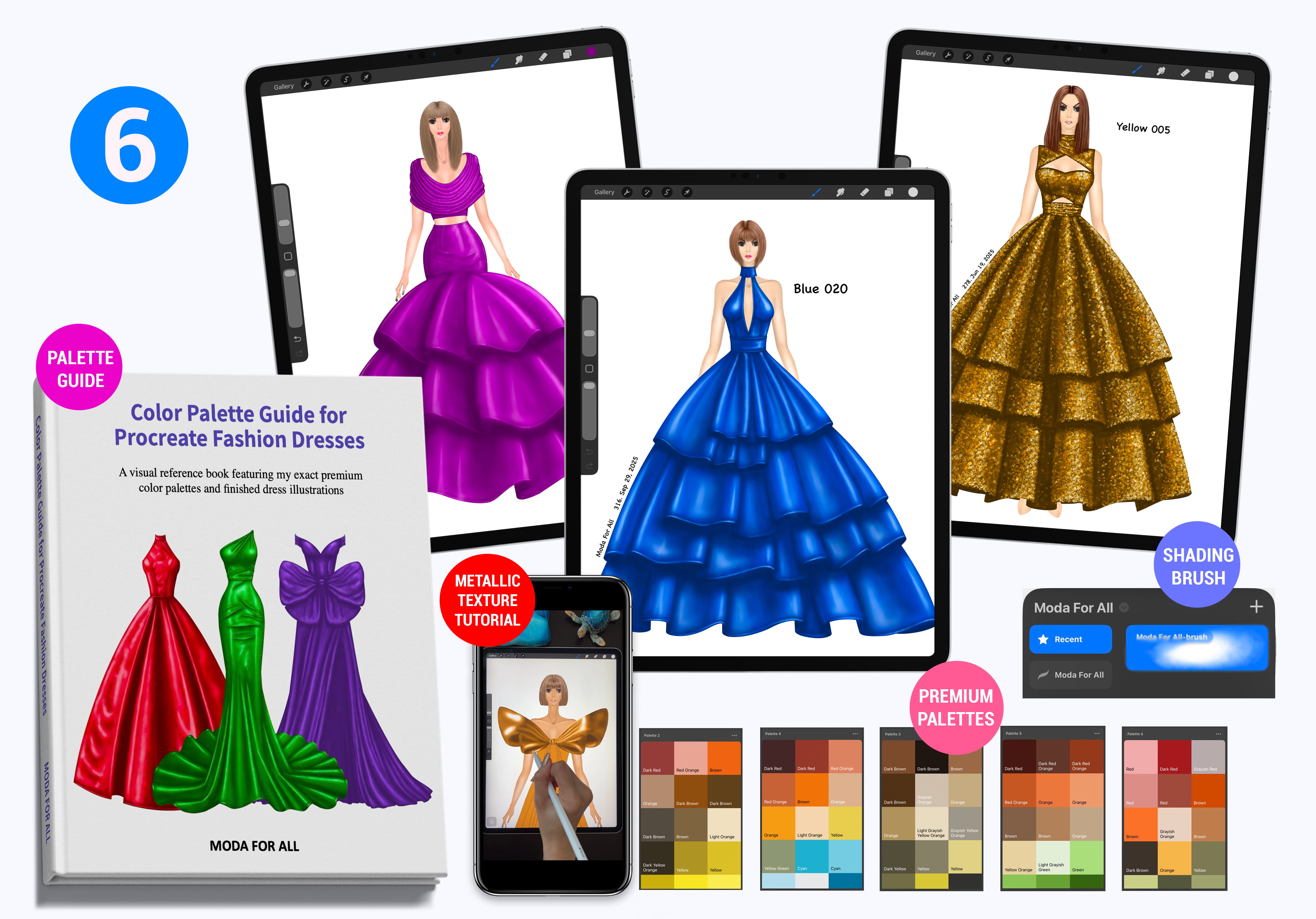 Procreate Fashion Shading Library